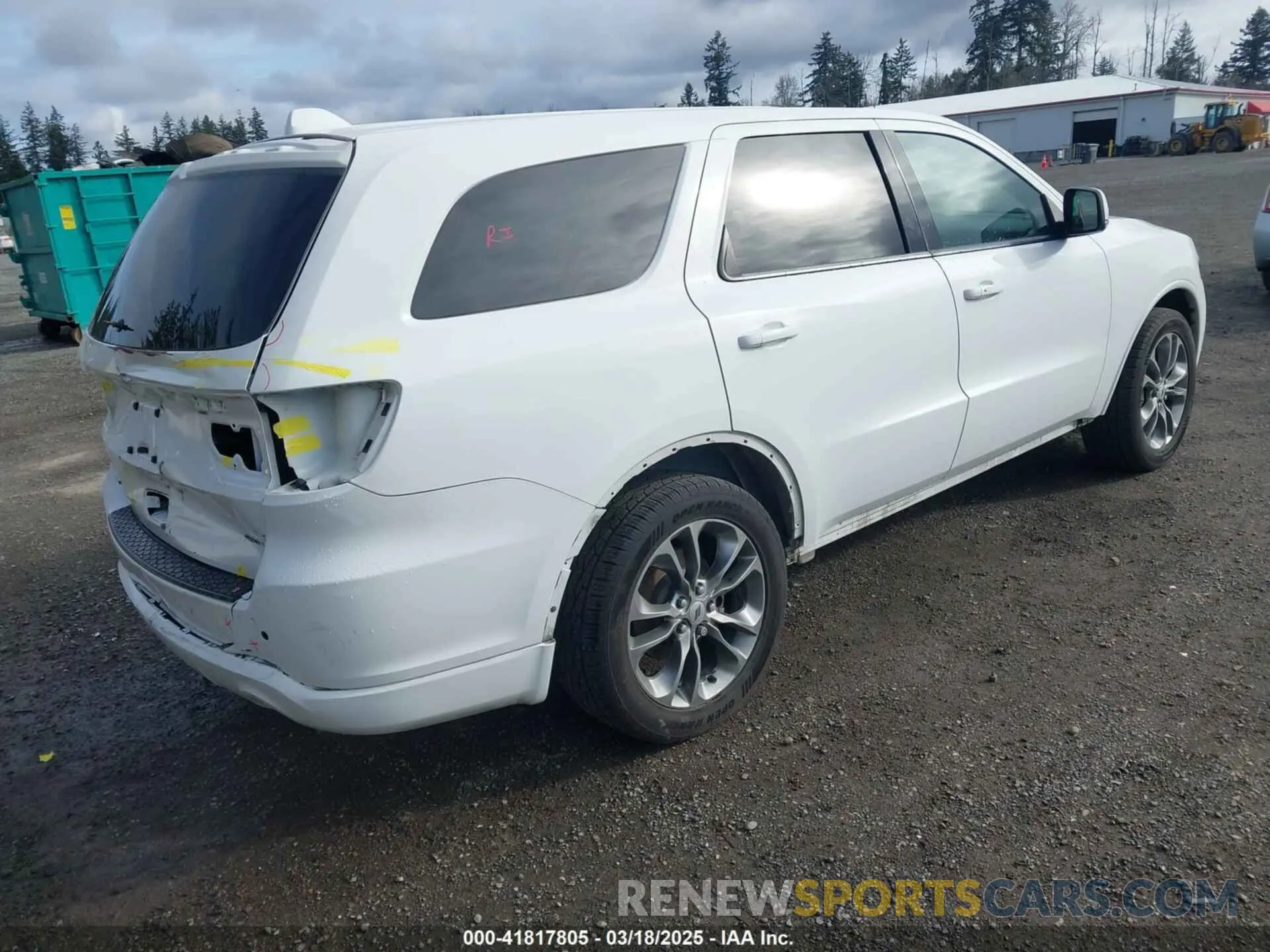 4 fotografías del automóvil dañado 1C4RDHDG9KC803201 DODGE DURANGO 2019