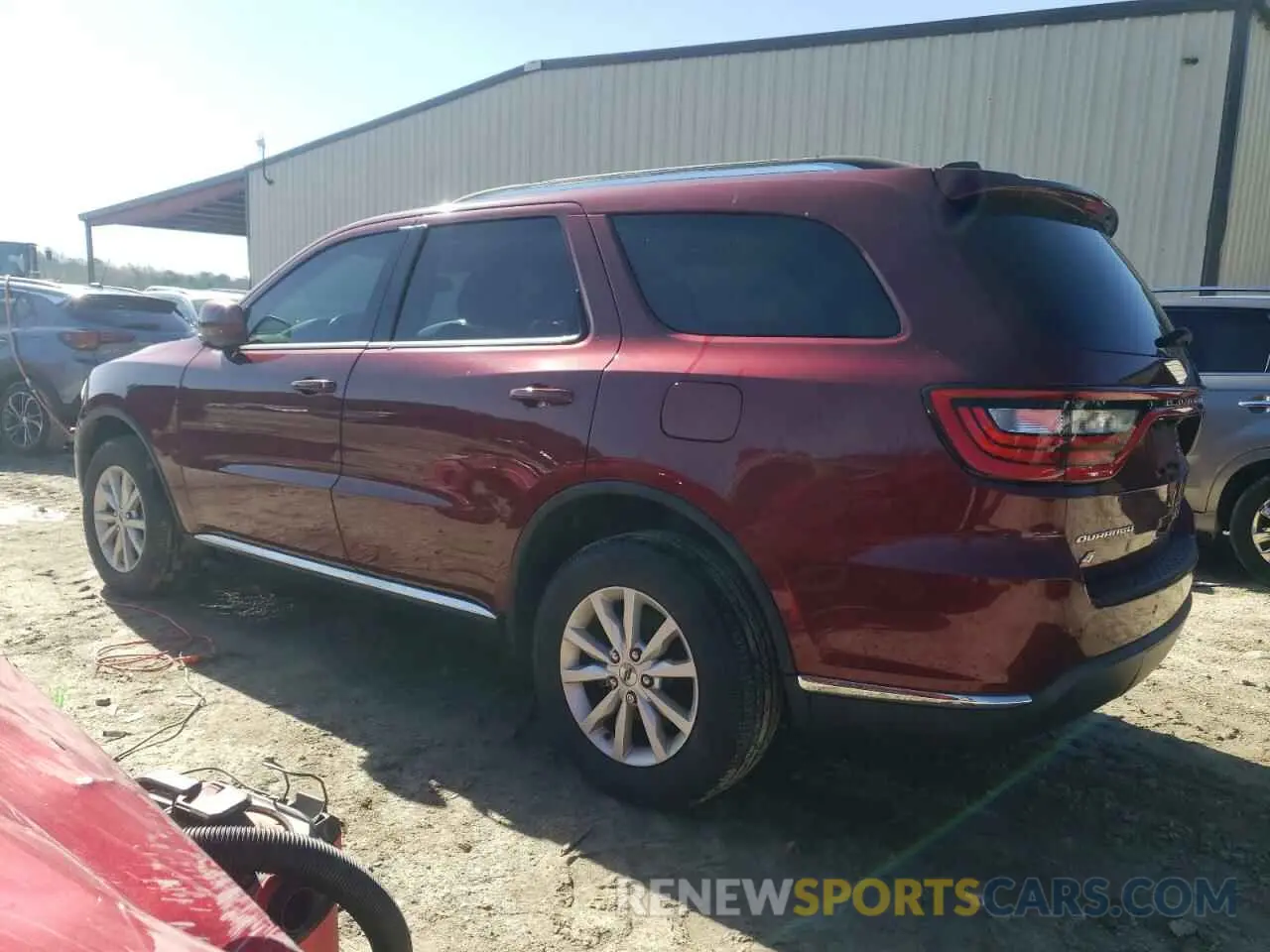 2 fotografías del automóvil dañado 1C4RDJAG2KC848010 DODGE DURANGO 2019