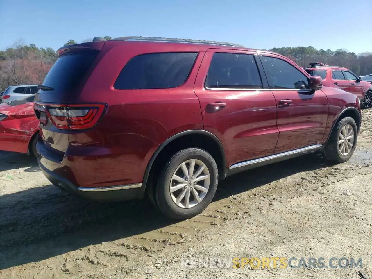3 fotografías del automóvil dañado 1C4RDJAG2KC848010 DODGE DURANGO 2019
