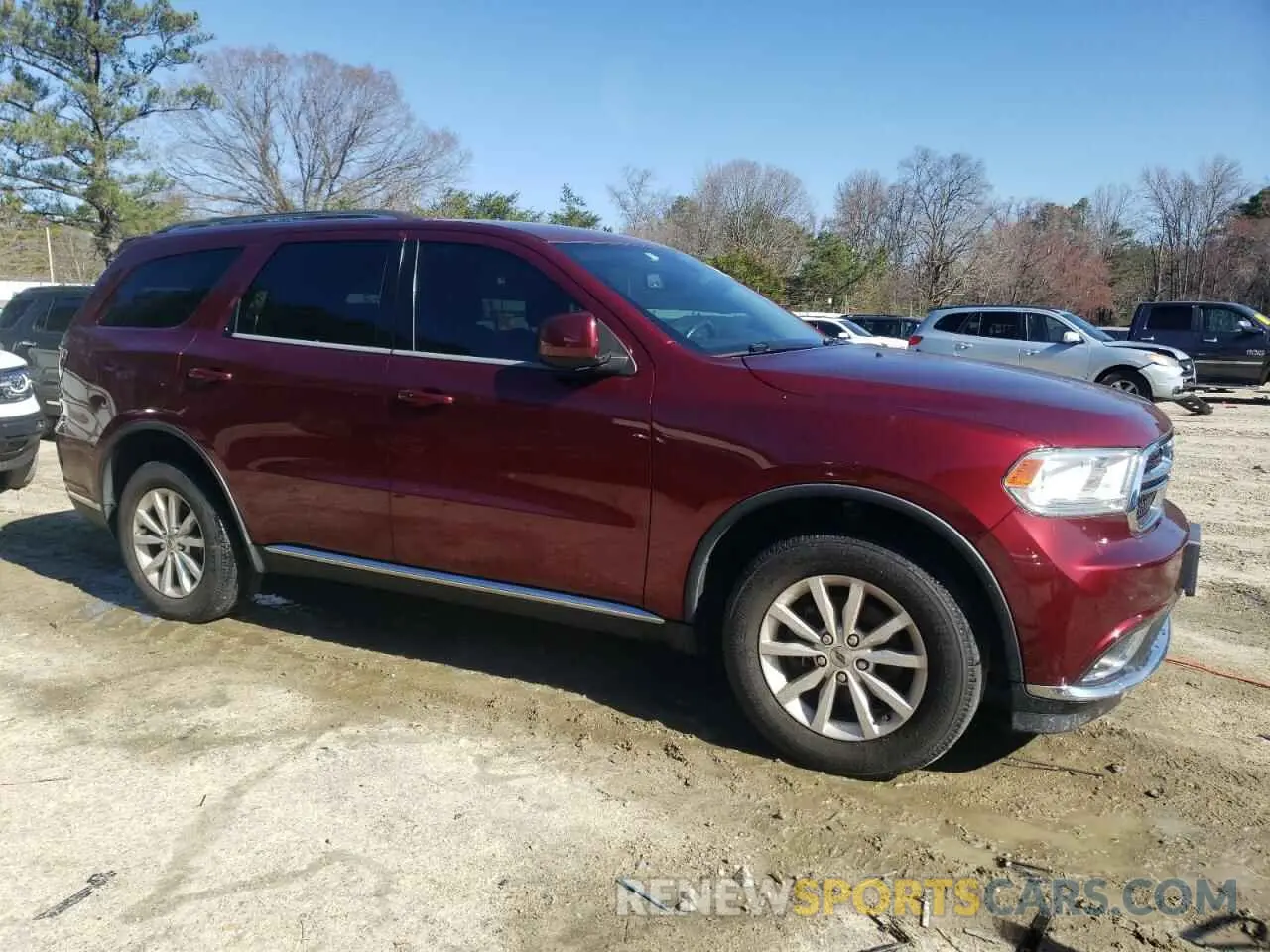 4 fotografías del automóvil dañado 1C4RDJAG2KC848010 DODGE DURANGO 2019