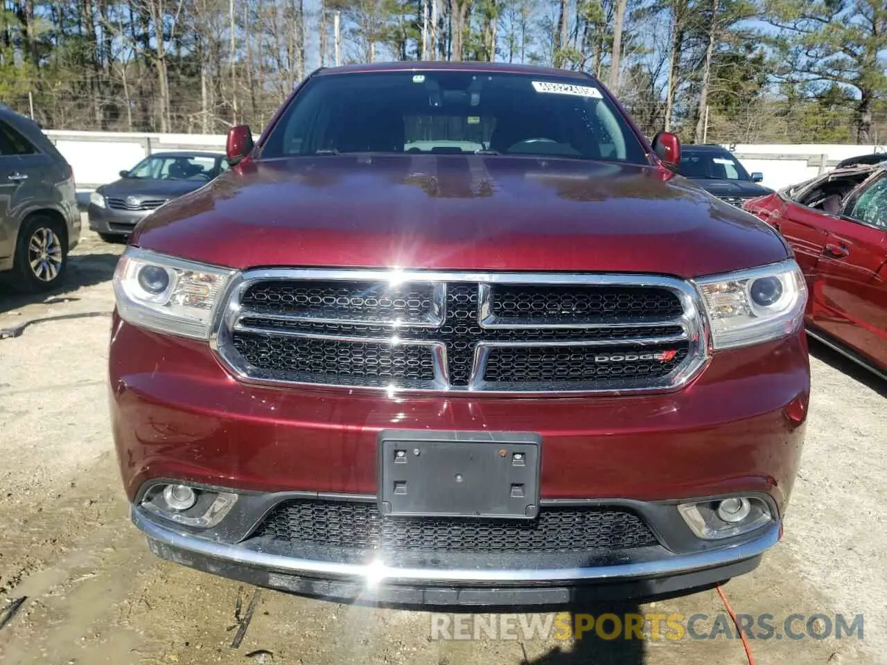 5 fotografías del automóvil dañado 1C4RDJAG2KC848010 DODGE DURANGO 2019