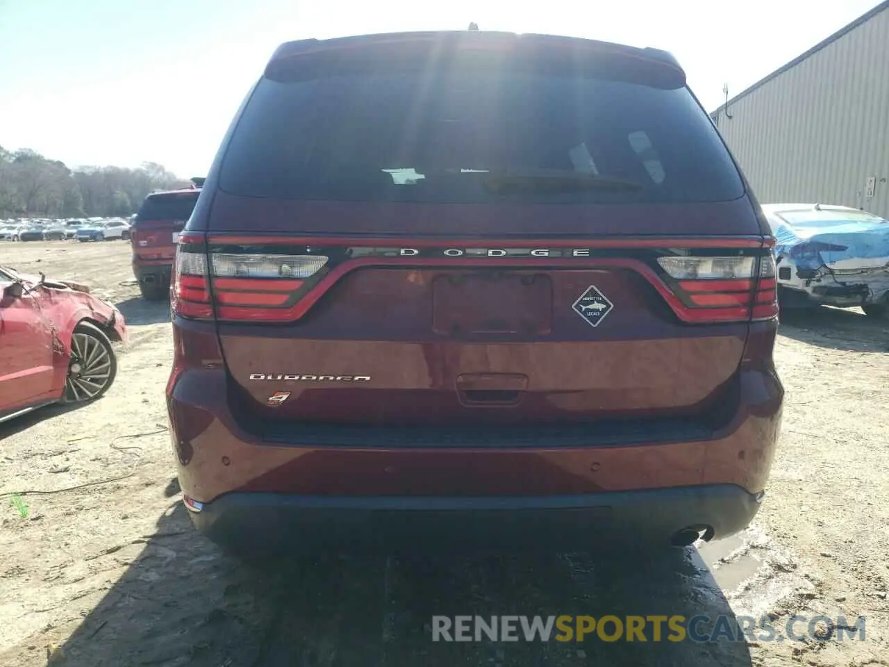 6 fotografías del automóvil dañado 1C4RDJAG2KC848010 DODGE DURANGO 2019