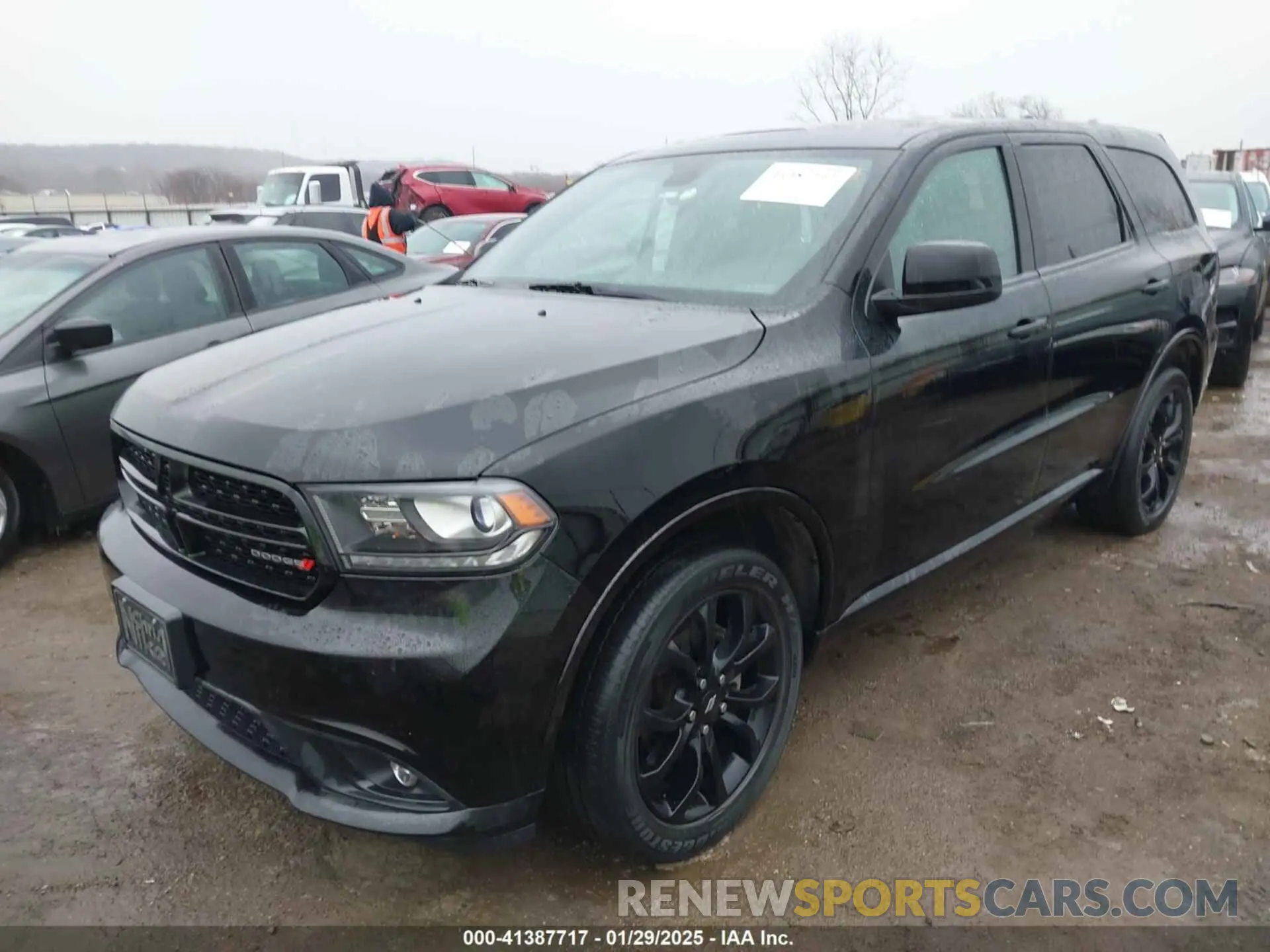 2 fotografías del automóvil dañado 1C4RDJAG6KC651227 DODGE DURANGO 2019