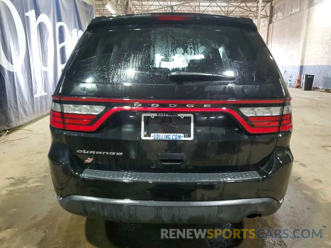 6 fotografías del automóvil dañado 1C4RDJAG8KC534250 DODGE DURANGO 2019