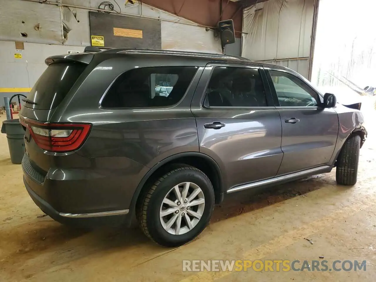 3 fotografías del automóvil dañado 1C4RDJAG8KC647907 DODGE DURANGO 2019
