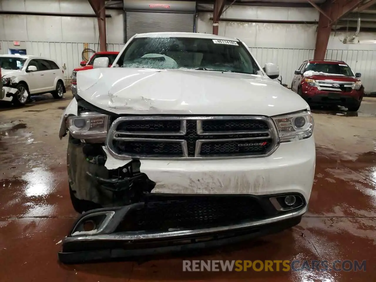 5 fotografías del automóvil dañado 1C4RDJAGXKC795461 DODGE DURANGO 2019