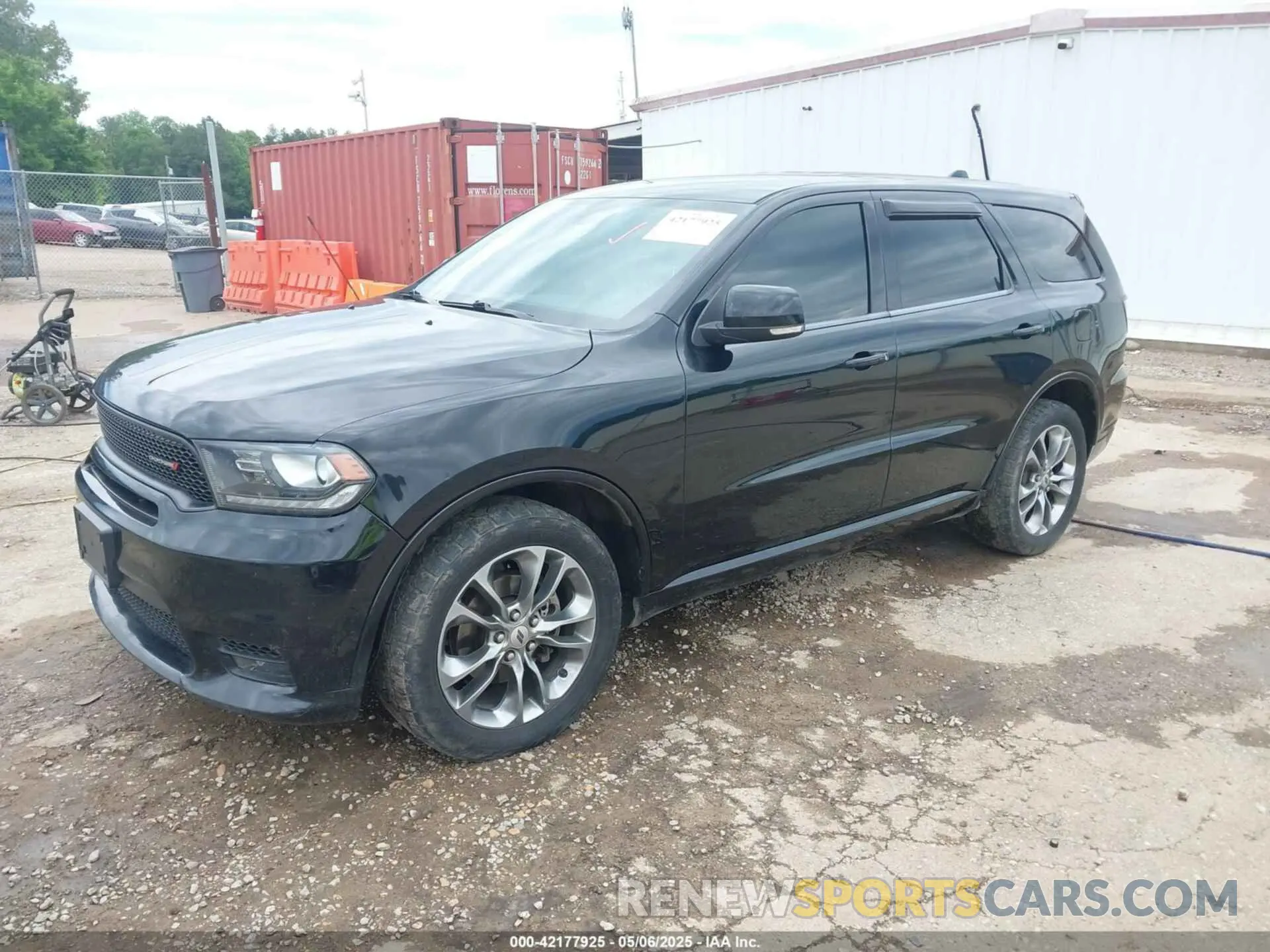 2 fotografías del automóvil dañado 1C4RDJDG0KC799045 DODGE DURANGO 2019