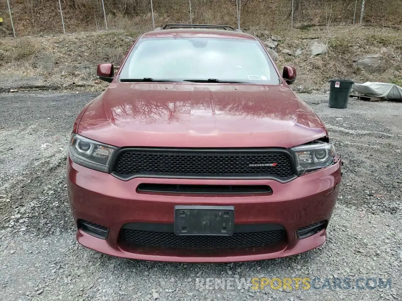 5 fotografías del automóvil dañado 1C4RDJDG1KC582619 DODGE DURANGO 2019