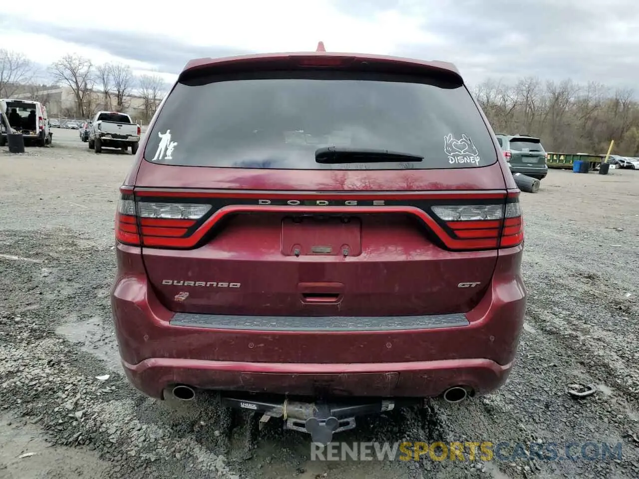6 fotografías del automóvil dañado 1C4RDJDG1KC582619 DODGE DURANGO 2019