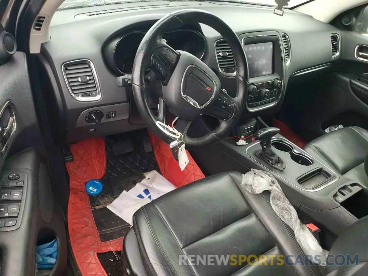 8 fotografías del automóvil dañado 1C4RDJDG1KC723608 DODGE DURANGO 2019