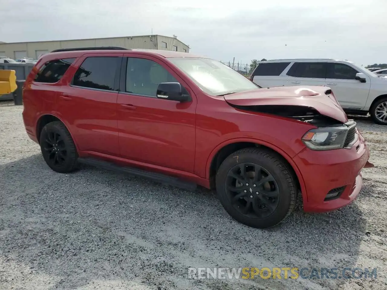 4 fotografías del automóvil dañado 1C4RDJDG2KC633772 DODGE DURANGO 2019