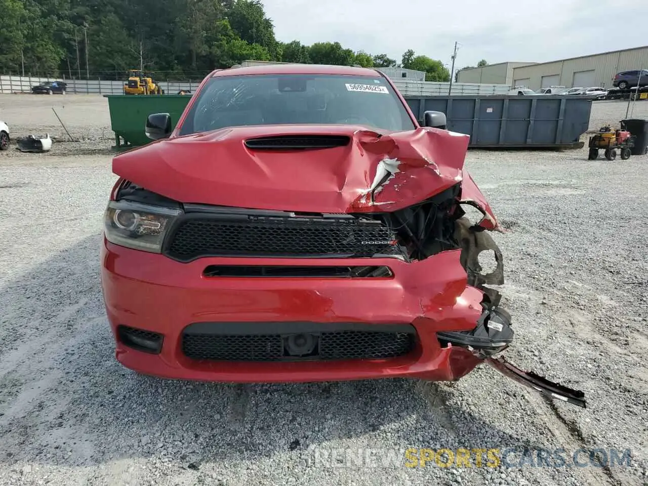 5 fotografías del automóvil dañado 1C4RDJDG2KC633772 DODGE DURANGO 2019