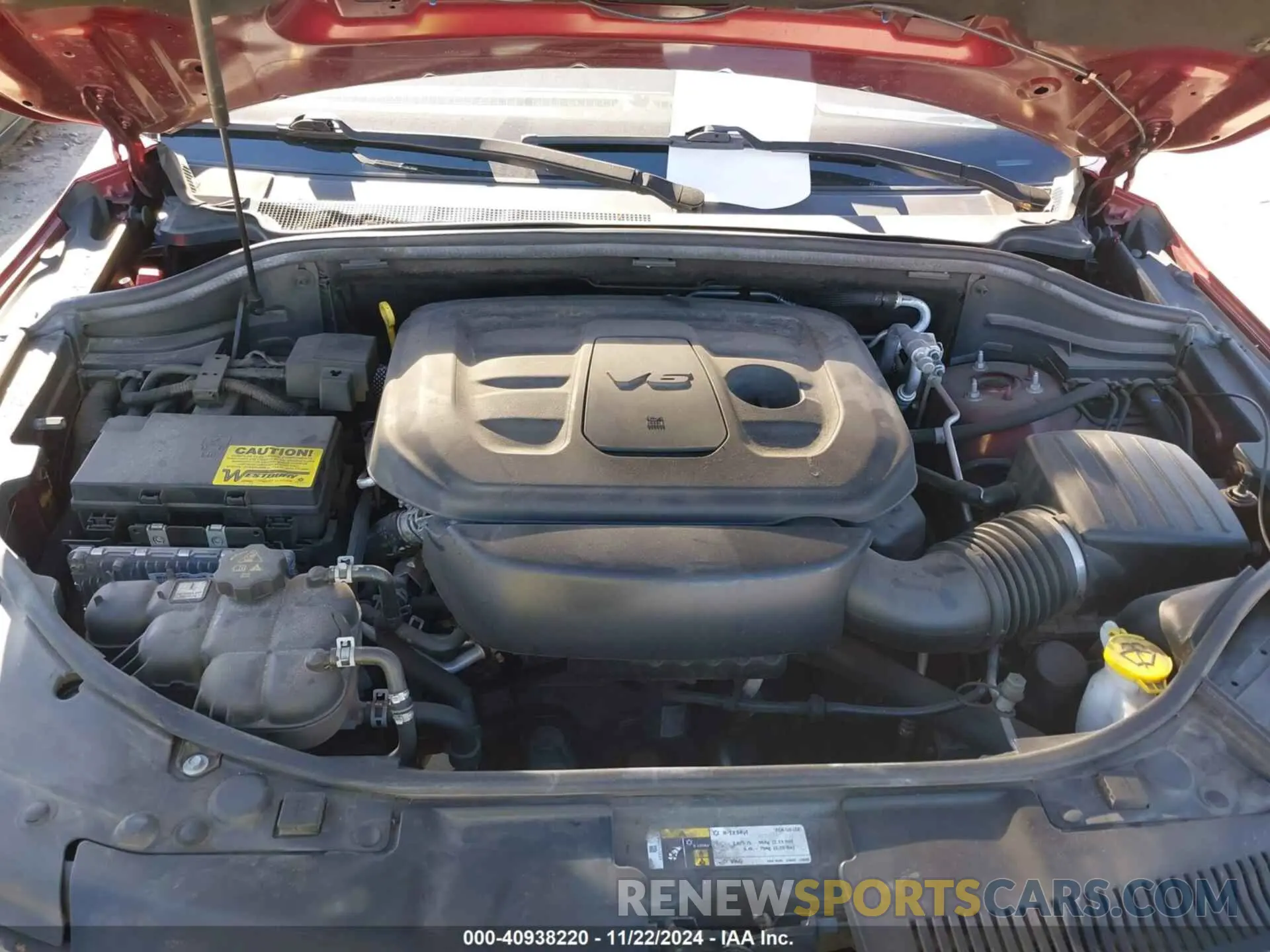 10 fotografías del automóvil dañado 1C4RDJDG2KC764023 DODGE DURANGO 2019