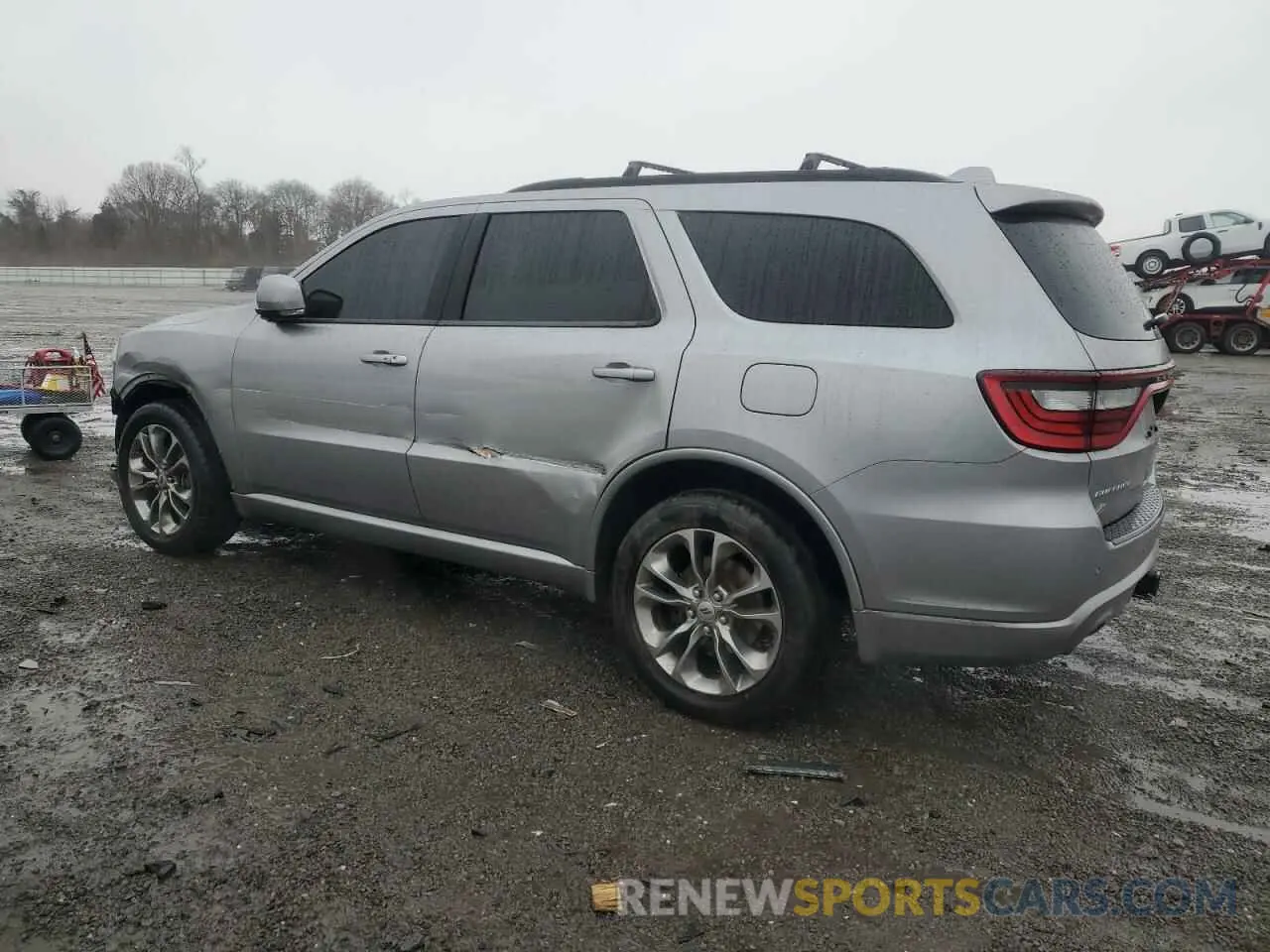 2 fotografías del automóvil dañado 1C4RDJDG2KC821403 DODGE DURANGO 2019