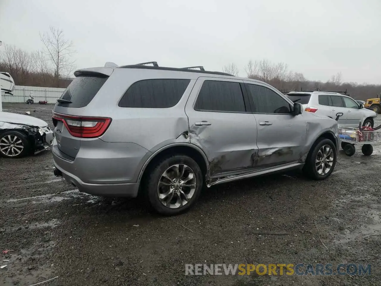 3 fotografías del automóvil dañado 1C4RDJDG2KC821403 DODGE DURANGO 2019