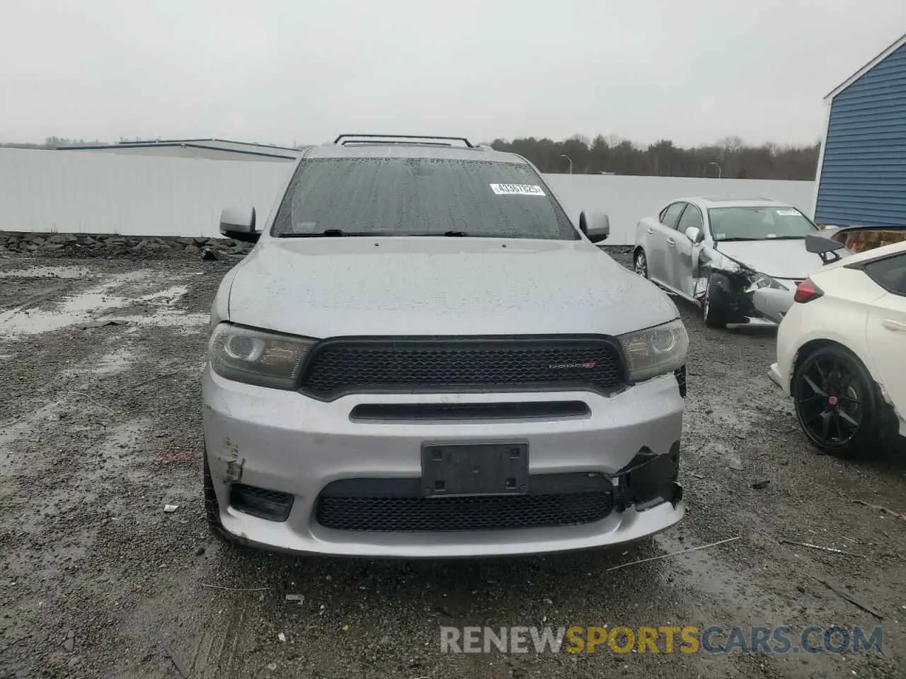 5 fotografías del automóvil dañado 1C4RDJDG2KC821403 DODGE DURANGO 2019