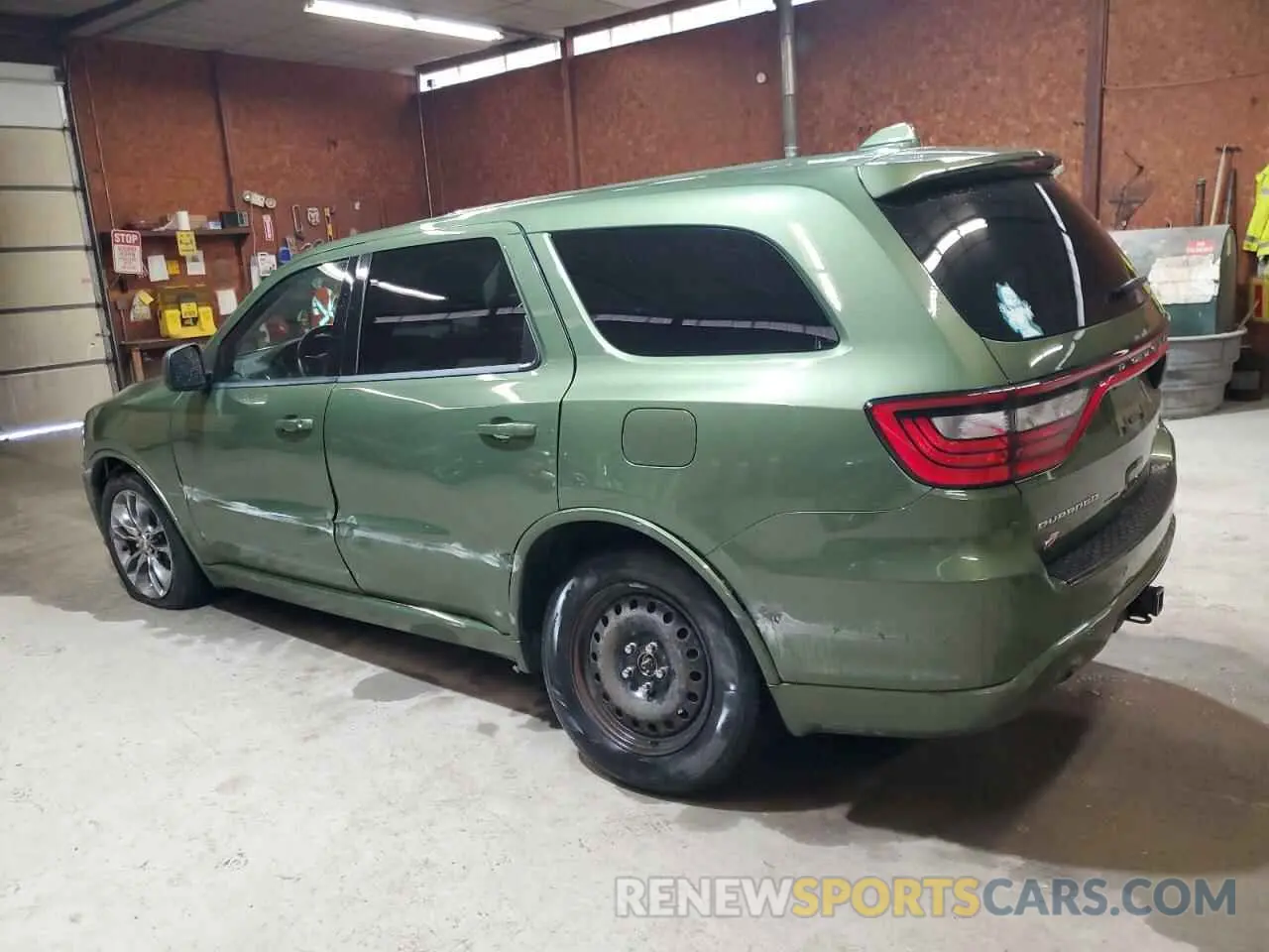 2 fotografías del automóvil dañado 1C4RDJDG3KC739275 DODGE DURANGO 2019