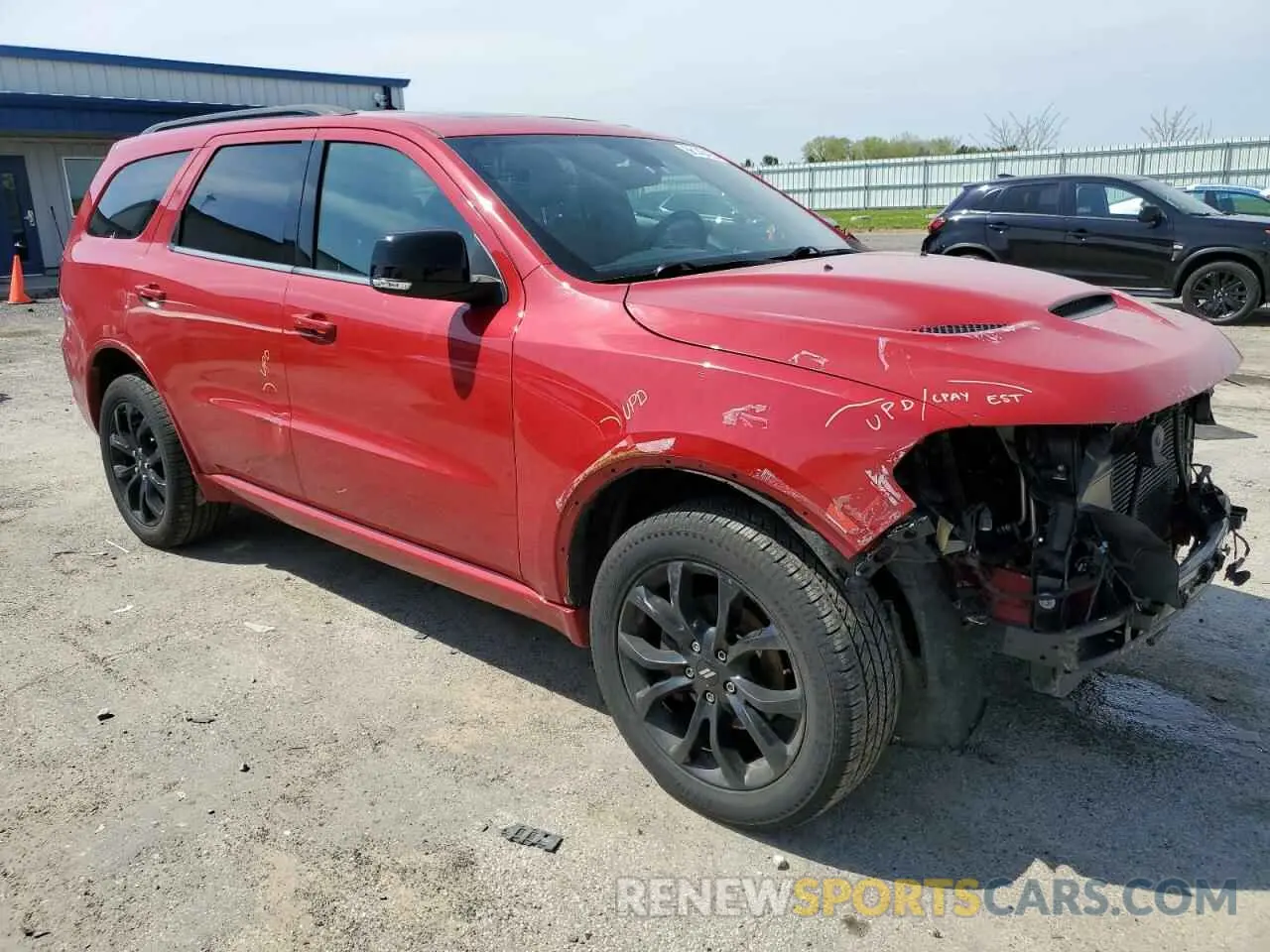 4 fotografías del automóvil dañado 1C4RDJDG4KC599432 DODGE DURANGO 2019
