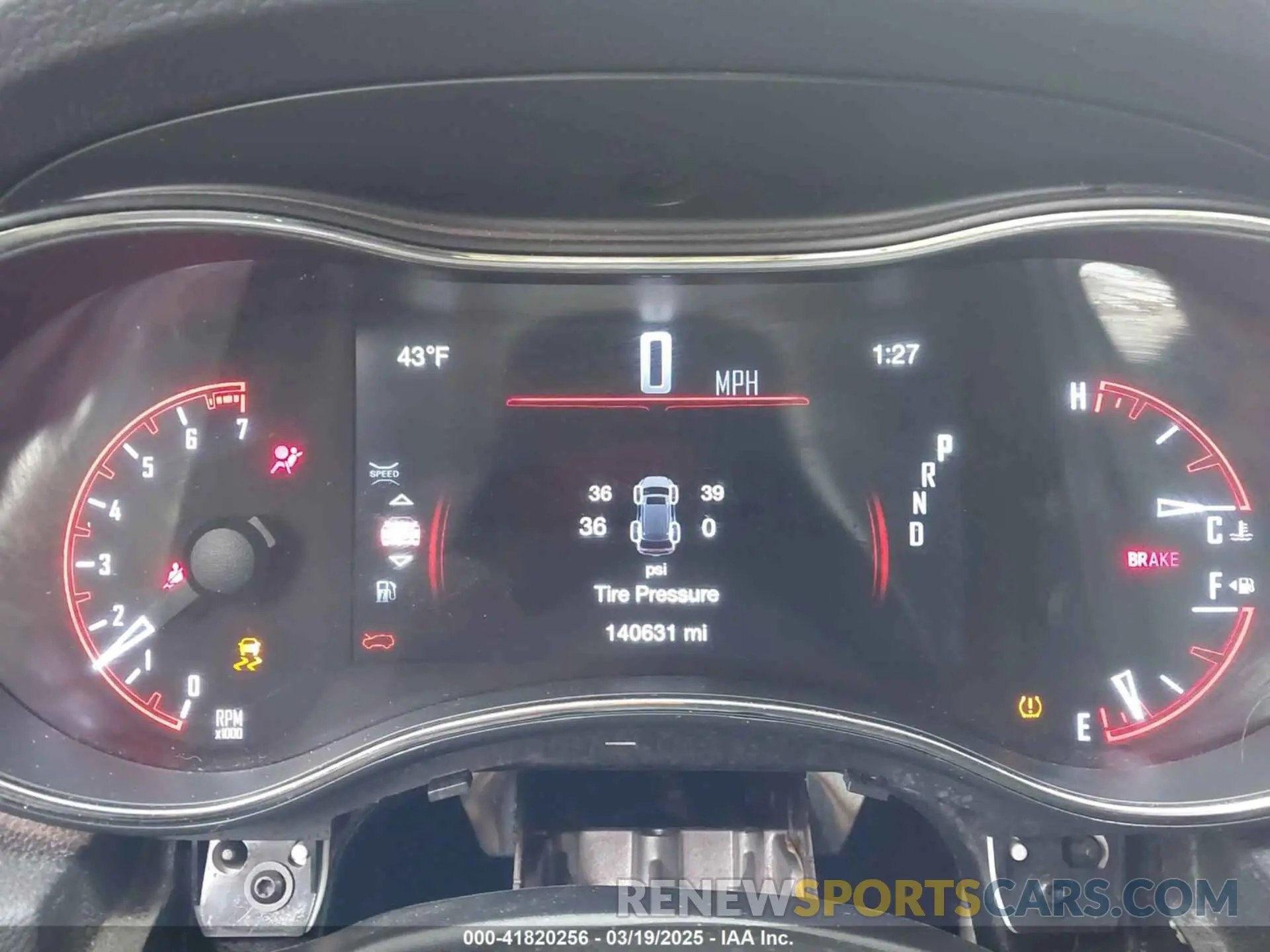 7 fotografías del automóvil dañado 1C4RDJDG4KC745389 DODGE DURANGO 2019
