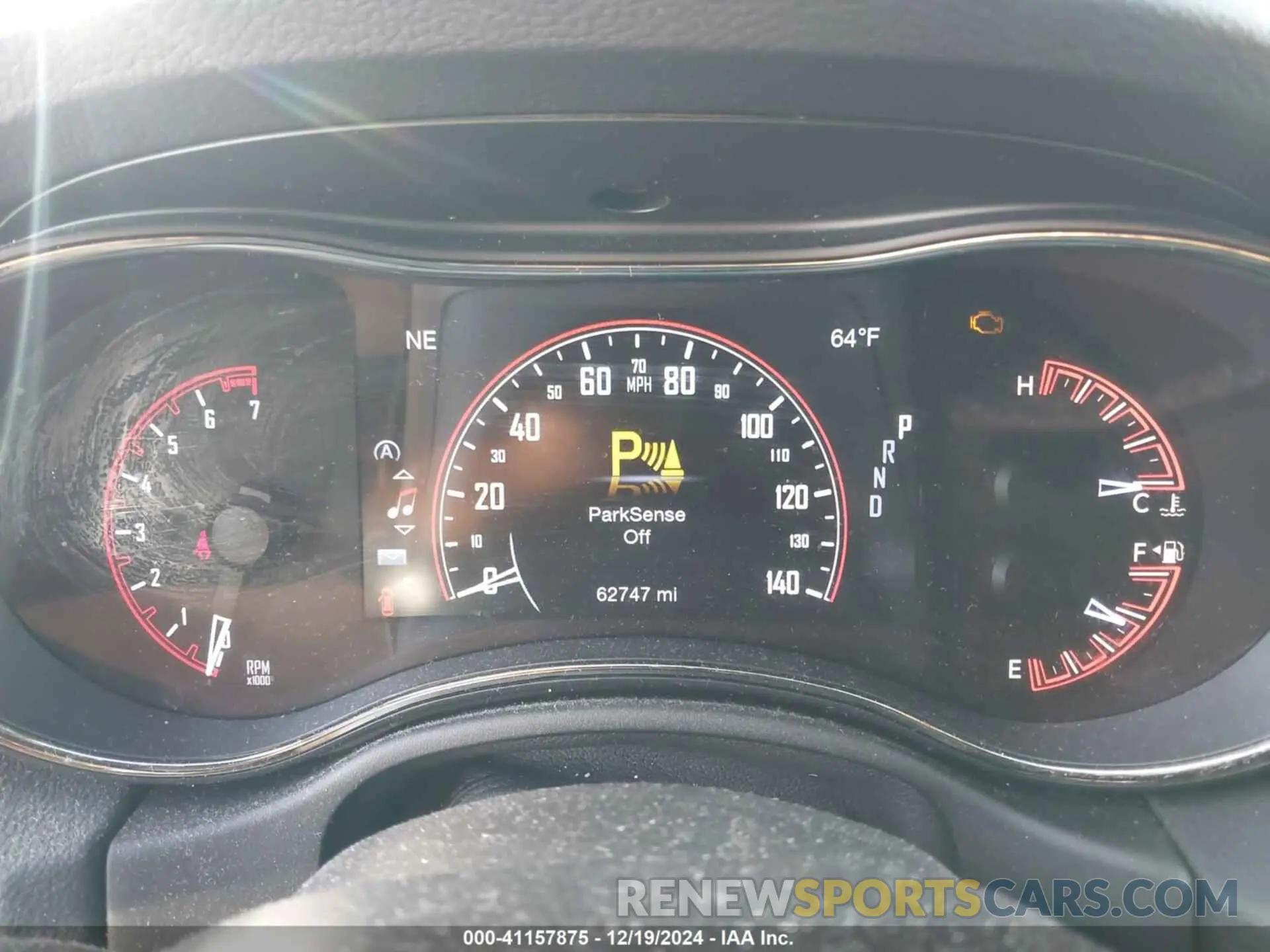 16 fotografías del automóvil dañado 1C4RDJDG4KC764623 DODGE DURANGO 2019