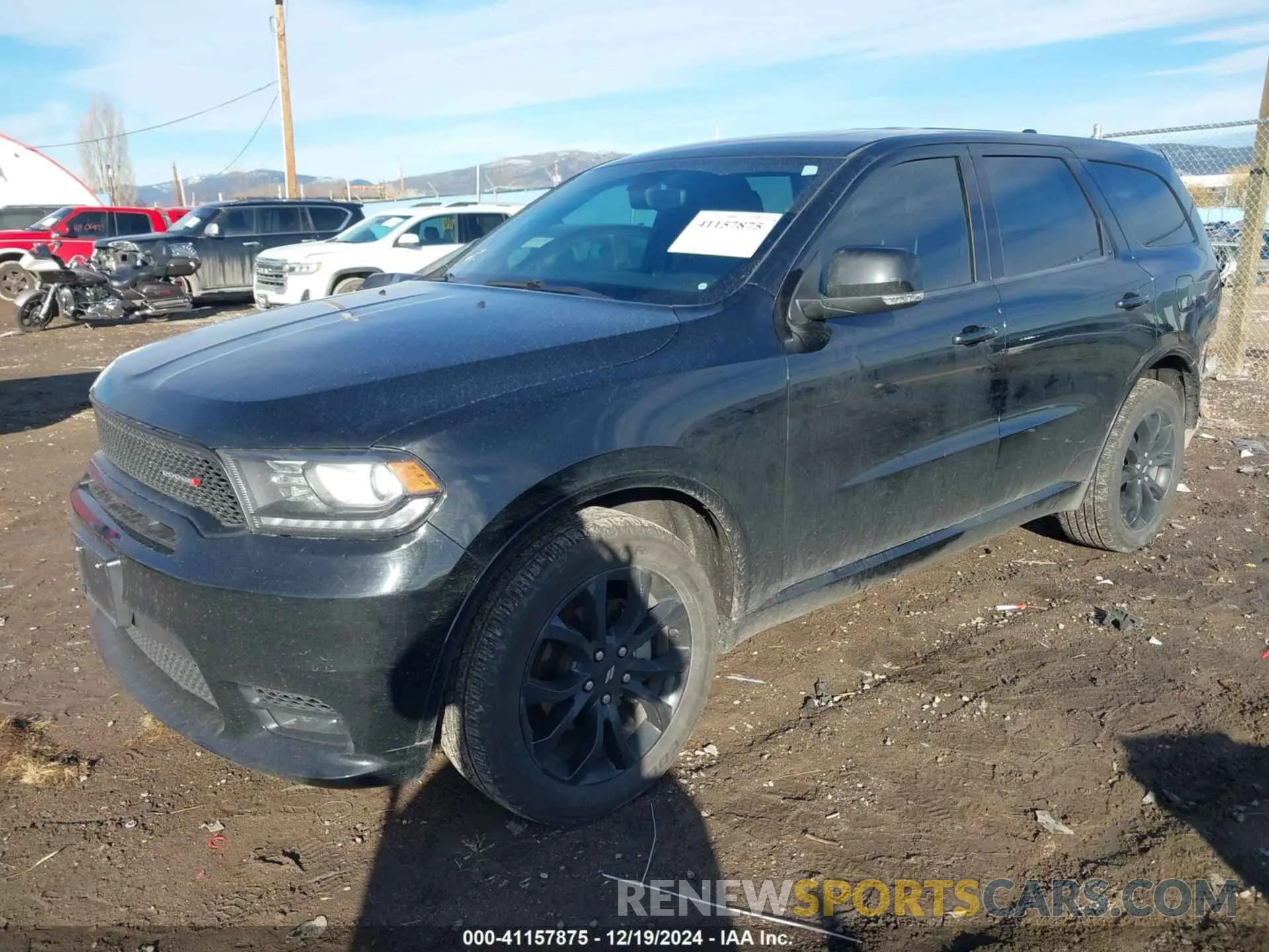 2 fotografías del automóvil dañado 1C4RDJDG4KC764623 DODGE DURANGO 2019