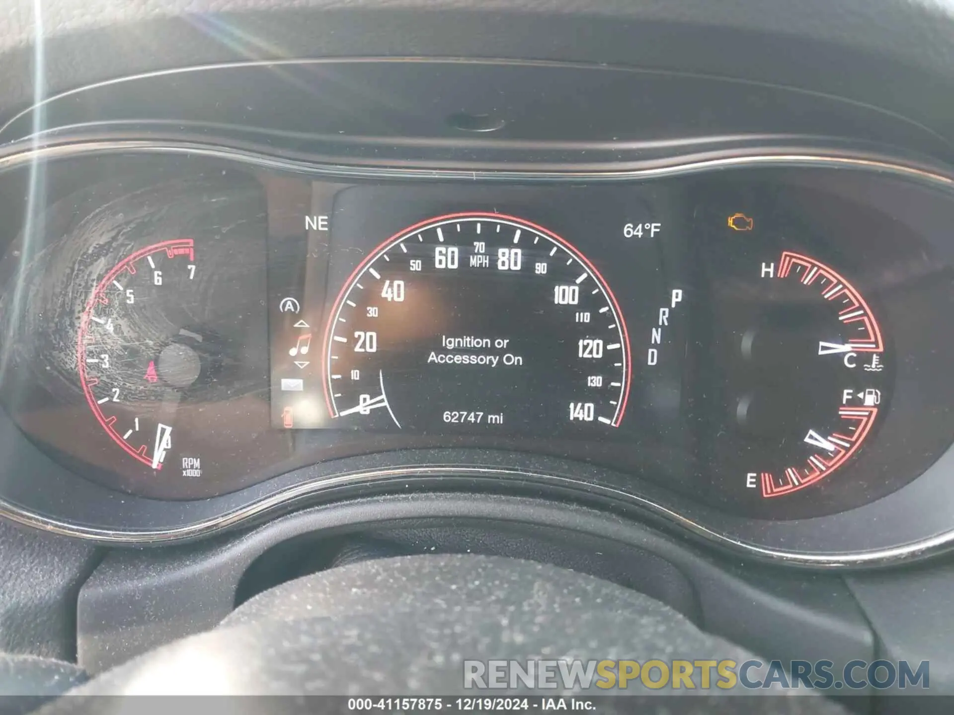 7 fotografías del automóvil dañado 1C4RDJDG4KC764623 DODGE DURANGO 2019