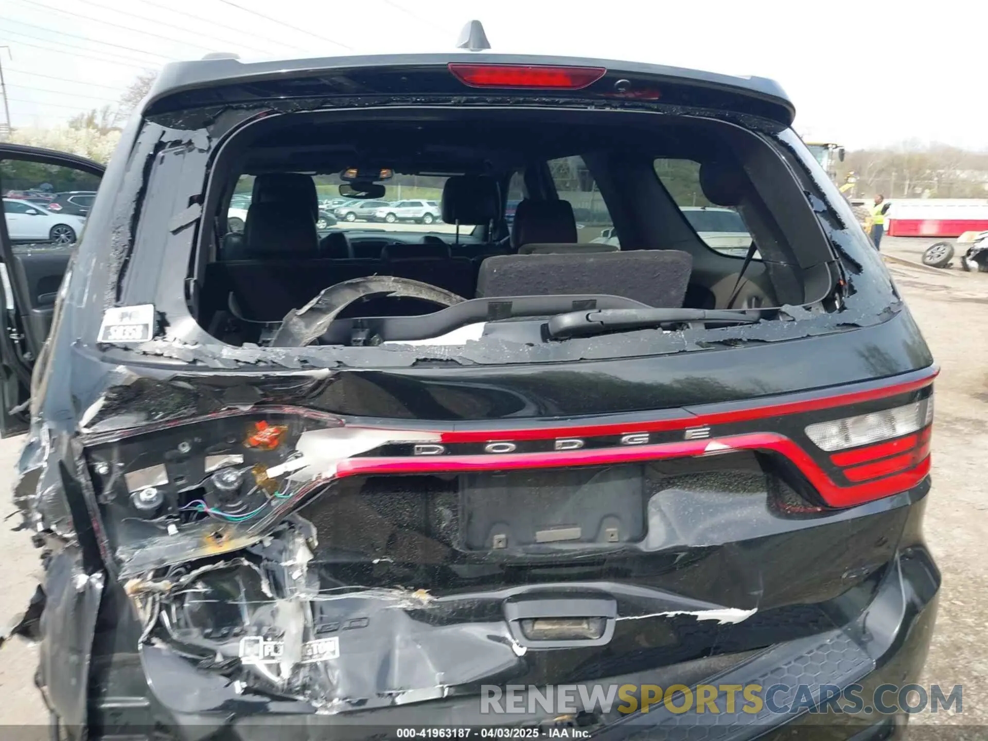 6 fotografías del automóvil dañado 1C4RDJDG6KC561099 DODGE DURANGO 2019