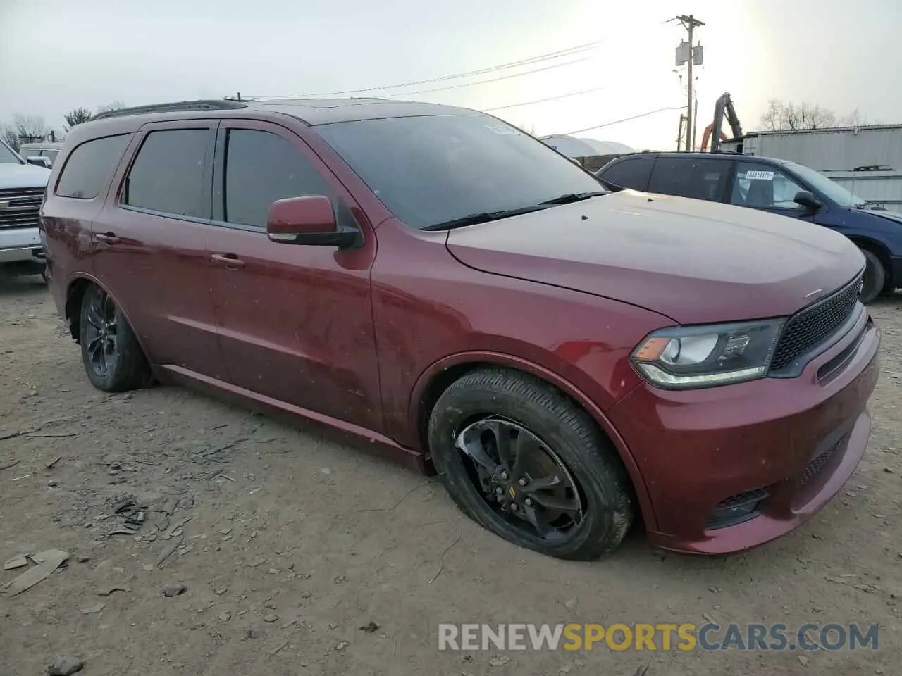 4 fotografías del automóvil dañado 1C4RDJDG6KC576251 DODGE DURANGO 2019