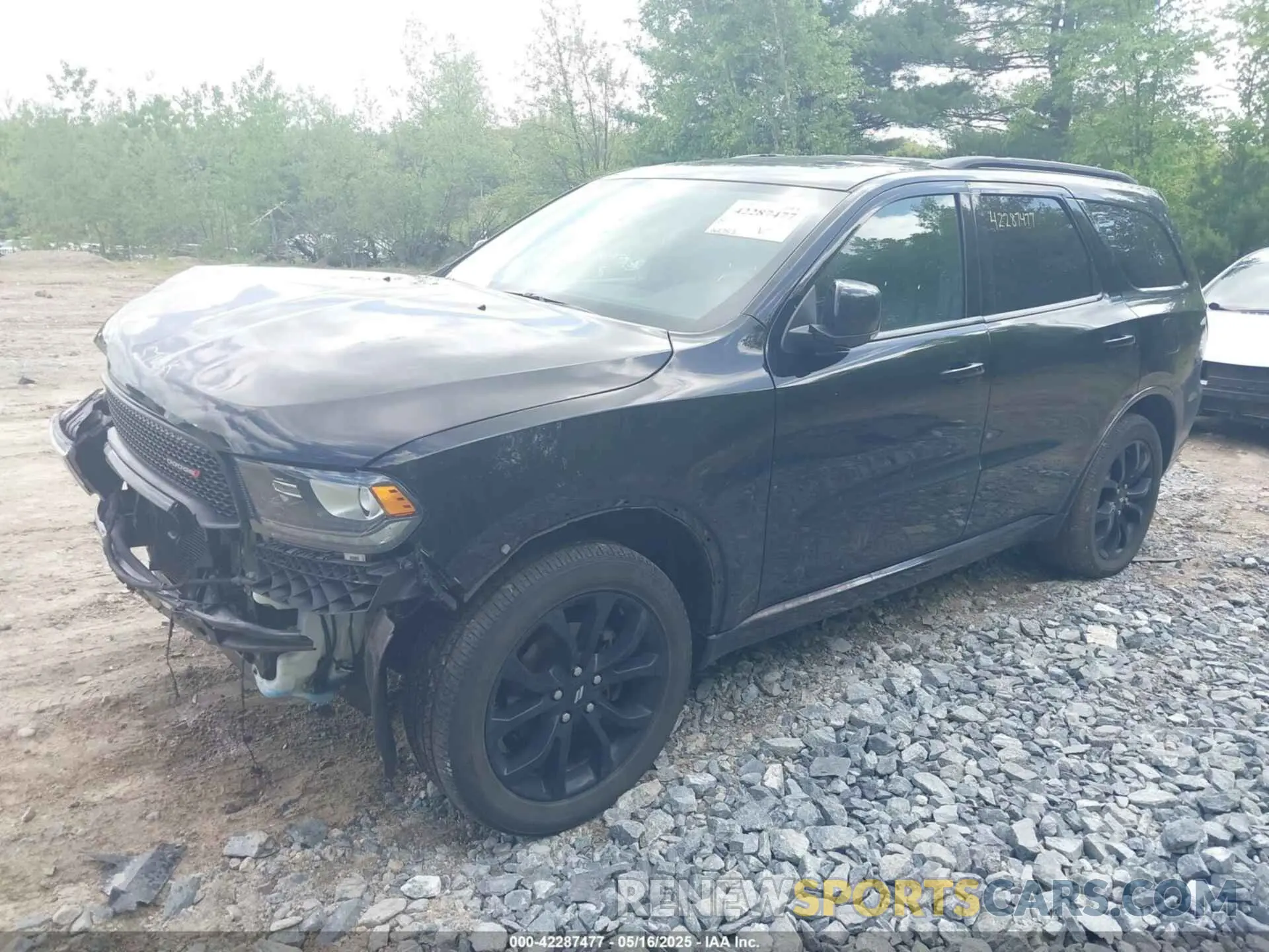 2 fotografías del automóvil dañado 1C4RDJDG6KC807035 DODGE DURANGO 2019