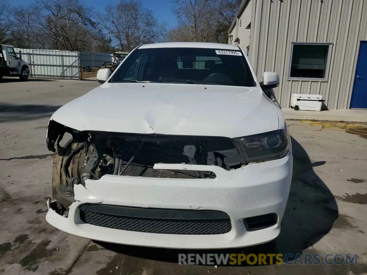 5 fotografías del automóvil dañado 1C4RDJDG8KC559631 DODGE DURANGO 2019