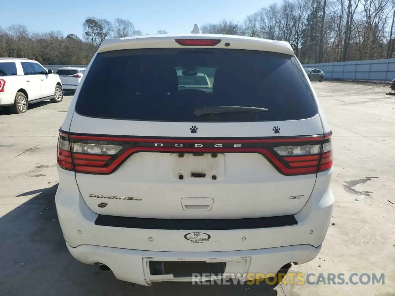 6 fotografías del automóvil dañado 1C4RDJDG8KC559631 DODGE DURANGO 2019