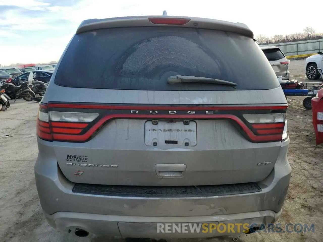 6 fotografías del automóvil dañado 1C4RDJDG8KC780565 DODGE DURANGO 2019