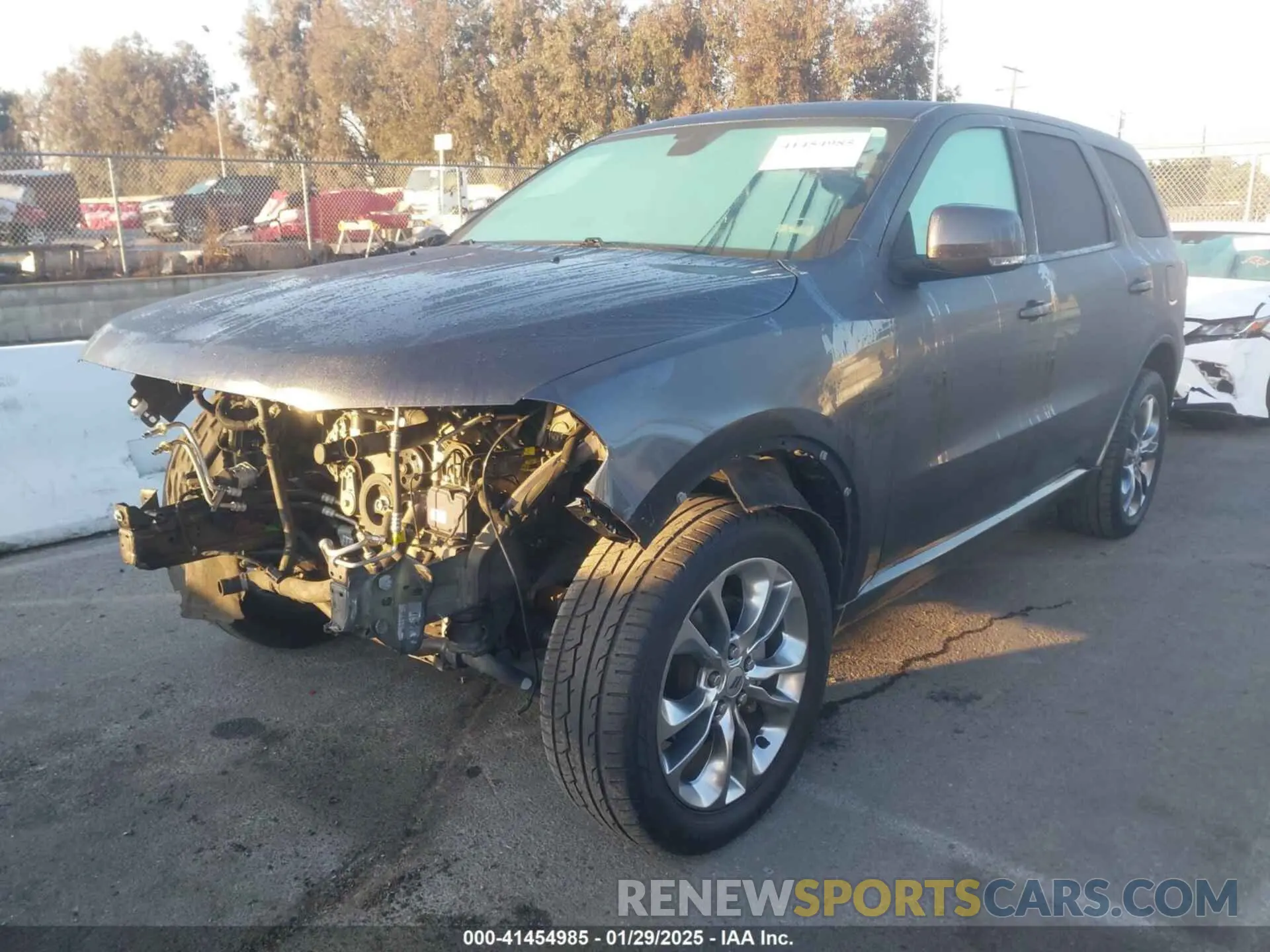 2 fotografías del automóvil dañado 1C4RDJDG9KC770353 DODGE DURANGO 2019