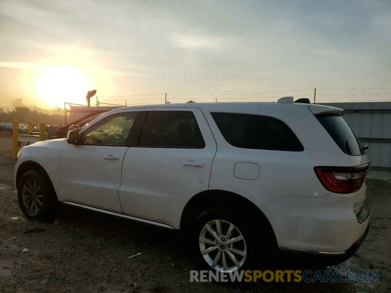 2 fotografías del automóvil dañado 1C4RDJFG6KC771408 DODGE DURANGO 2019