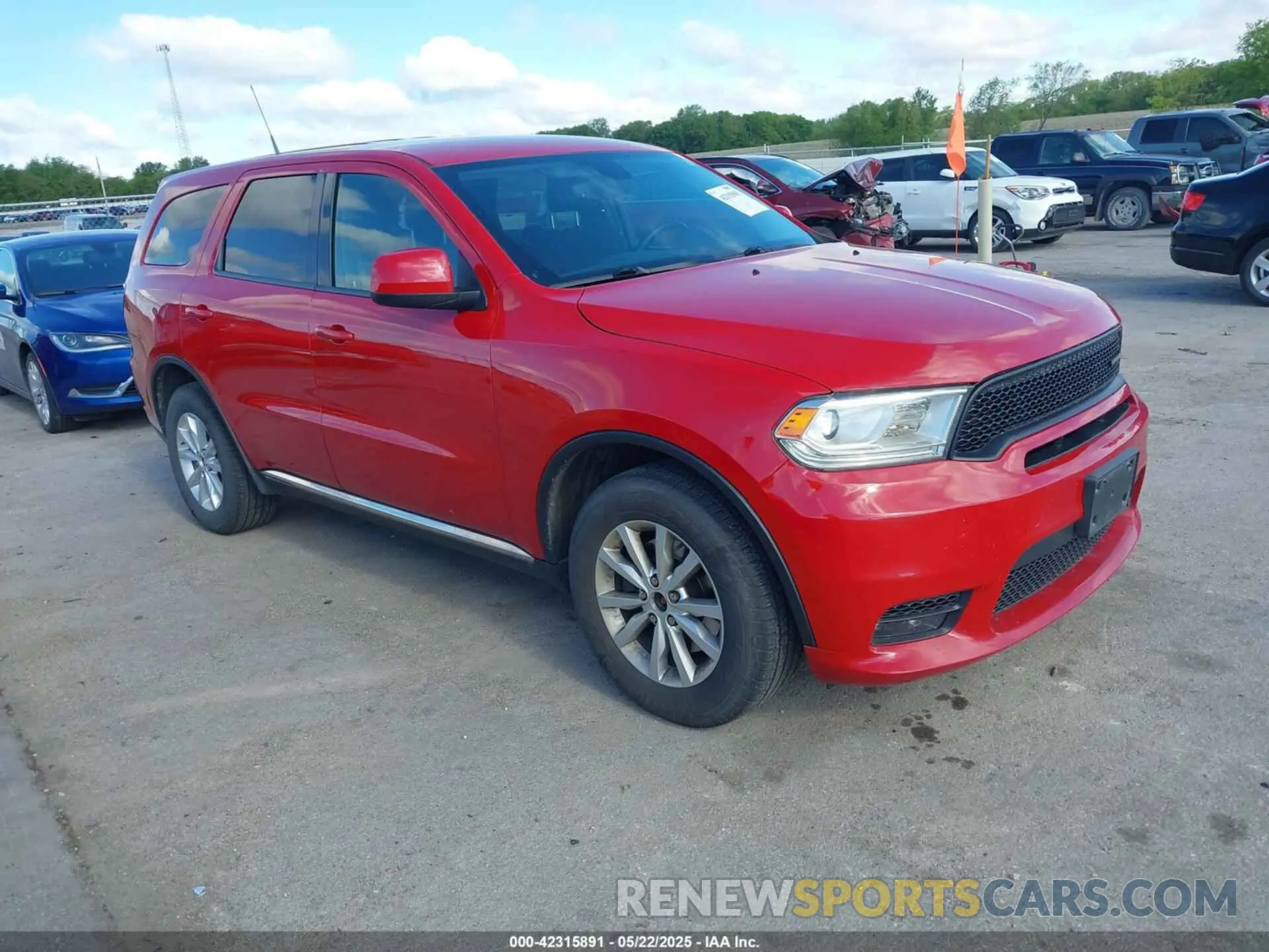 1 fotografías del automóvil dañado 1C4RDJFGXKC711325 DODGE DURANGO 2019