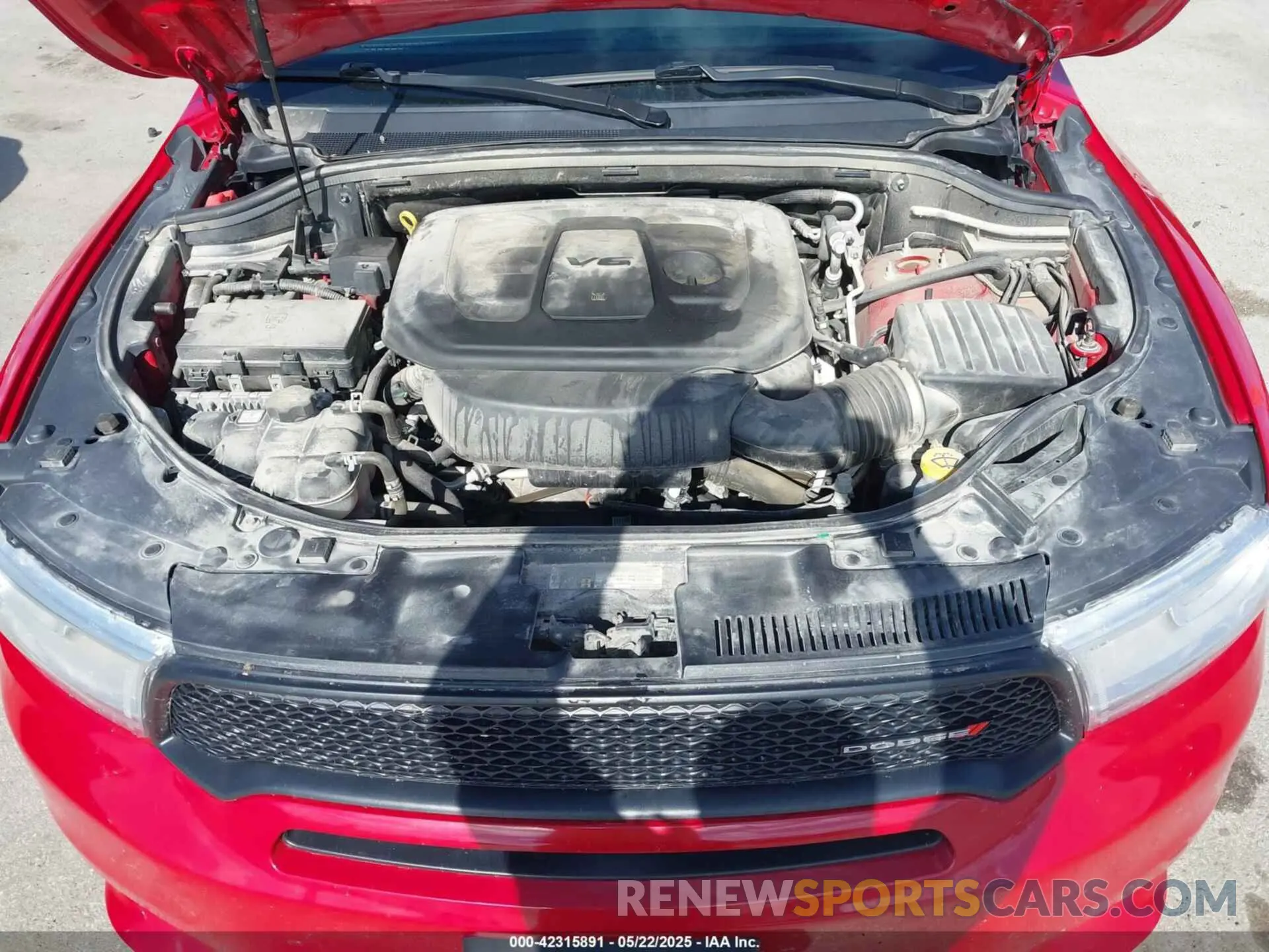 10 fotografías del automóvil dañado 1C4RDJFGXKC711325 DODGE DURANGO 2019