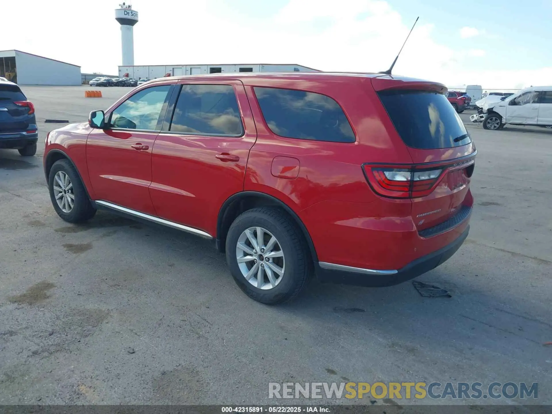 3 fotografías del automóvil dañado 1C4RDJFGXKC711325 DODGE DURANGO 2019