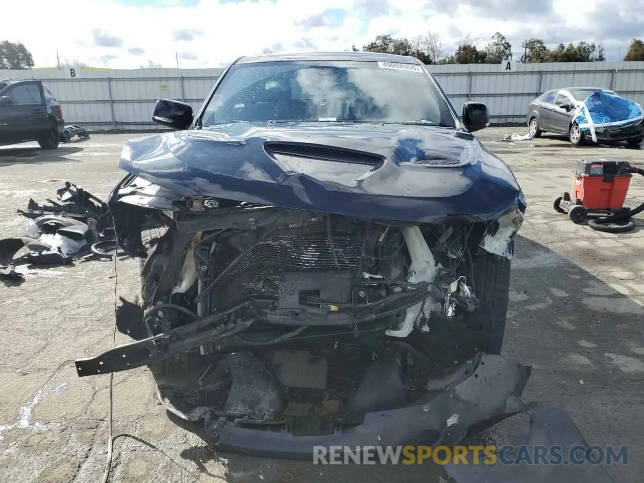 5 fotografías del automóvil dañado 1C4SDHCT3KC582145 DODGE DURANGO 2019