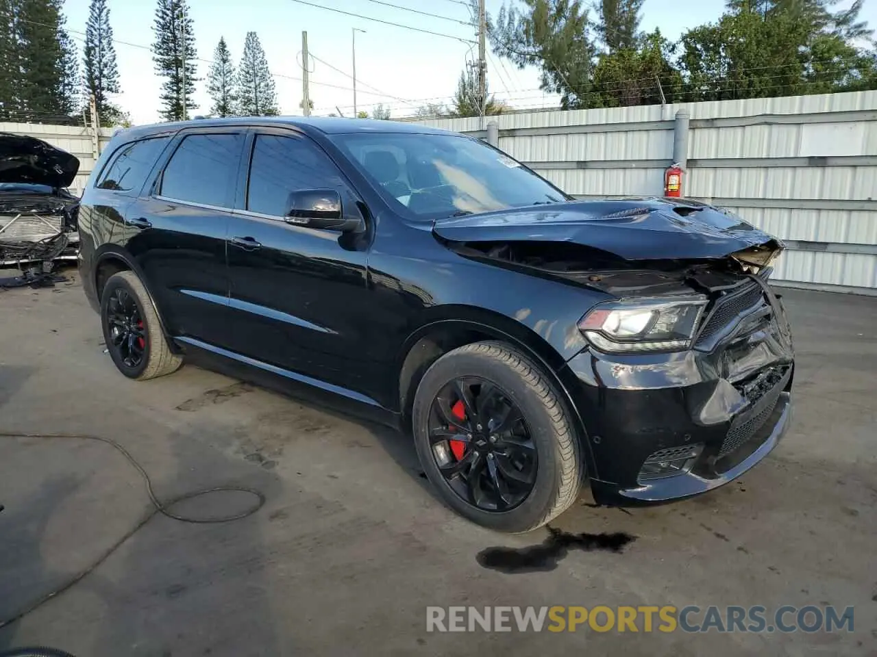 4 fotografías del automóvil dañado 1C4SDHCTXKC598827 DODGE DURANGO 2019