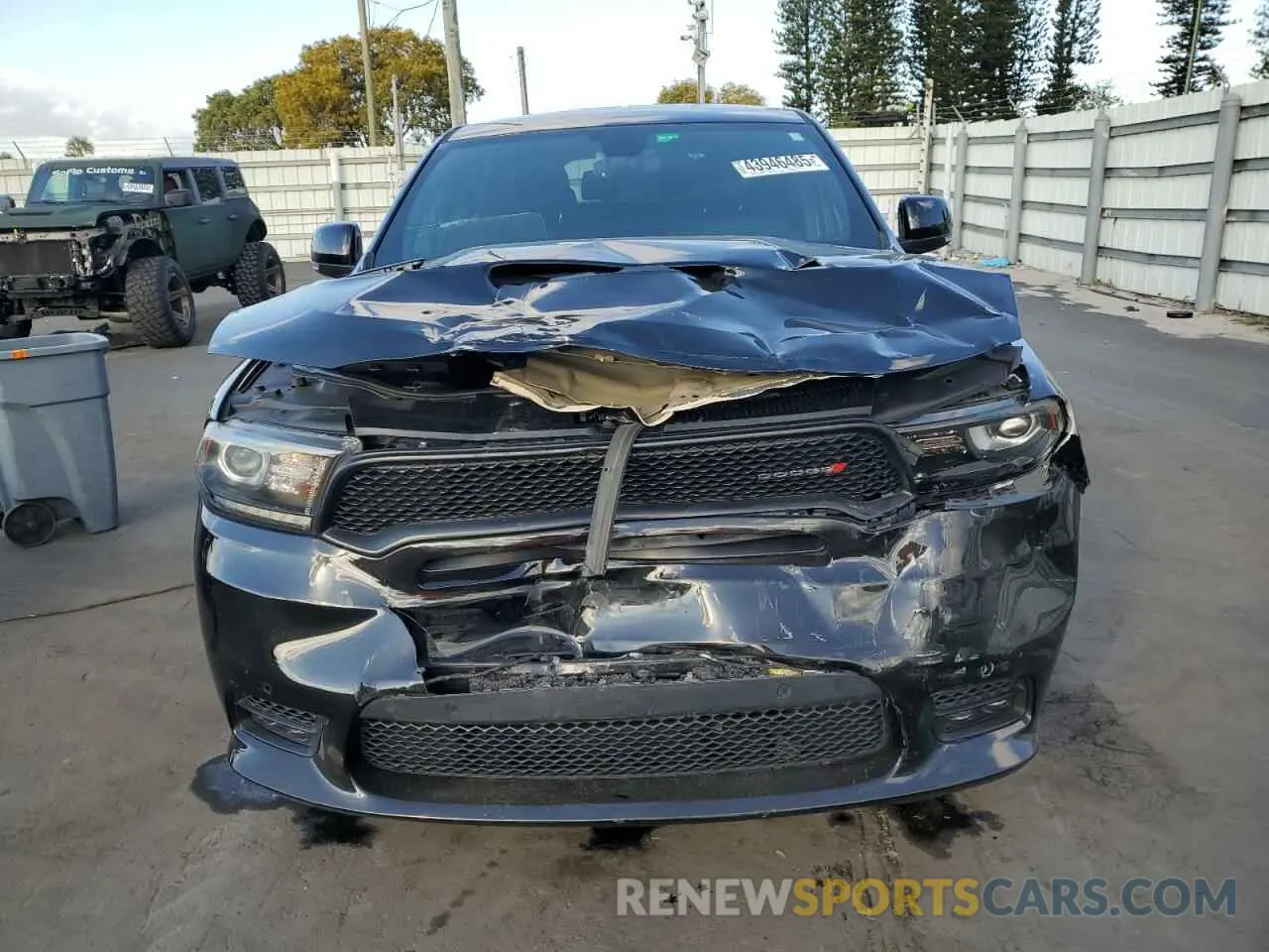 5 fotografías del automóvil dañado 1C4SDHCTXKC598827 DODGE DURANGO 2019