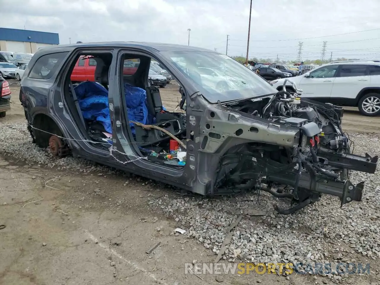 4 fotografías del automóvil dañado 1C4SDJCT2KC676671 DODGE DURANGO 2019