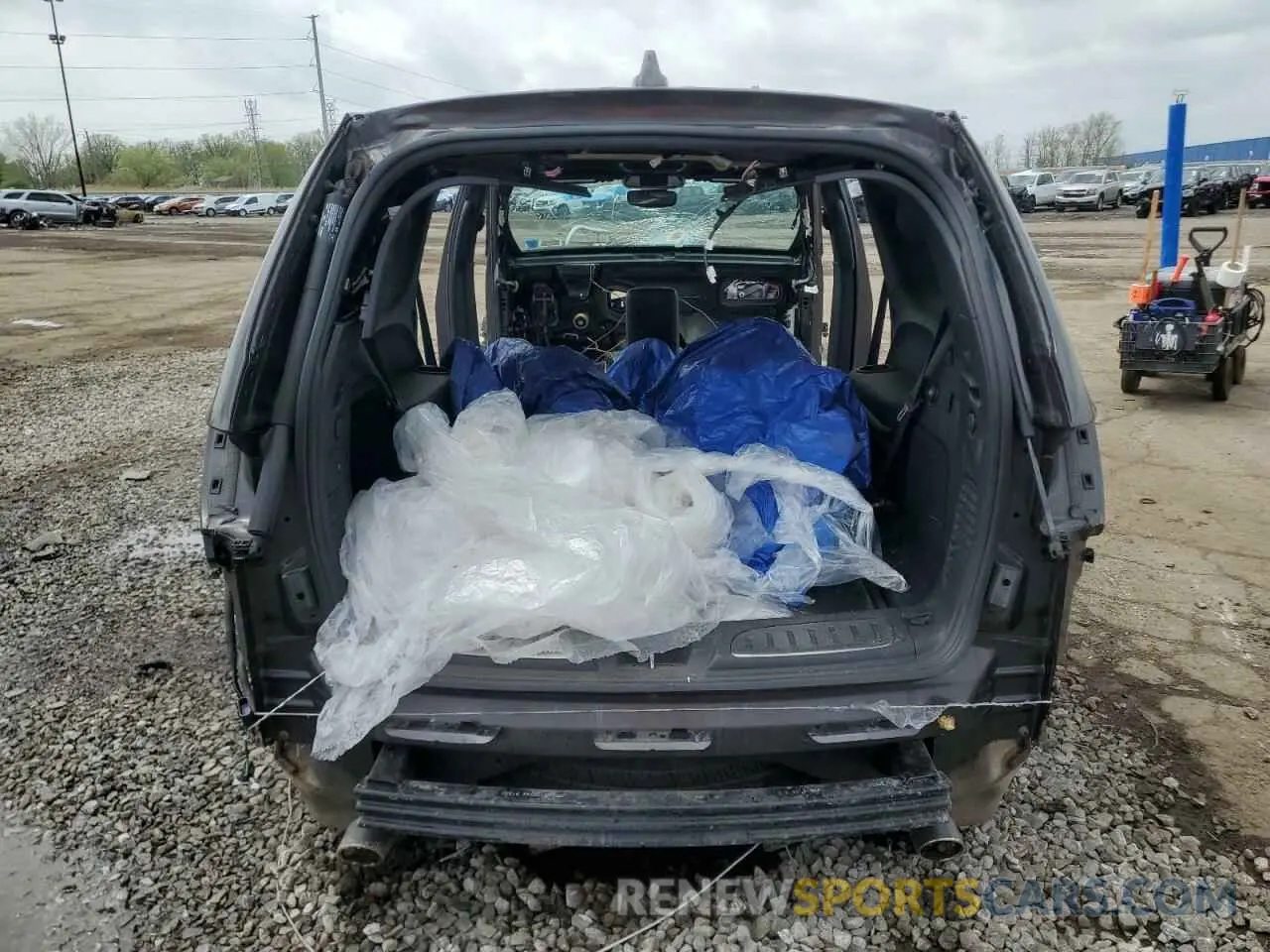 6 fotografías del automóvil dañado 1C4SDJCT2KC676671 DODGE DURANGO 2019