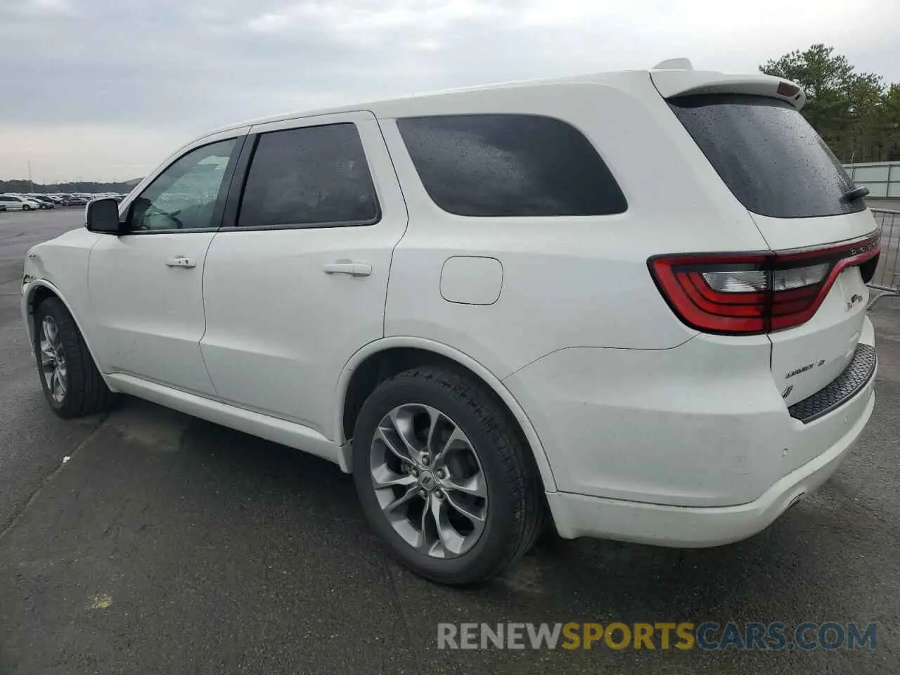 2 fotografías del automóvil dañado 1C4SDJCT8KC549164 DODGE DURANGO 2019