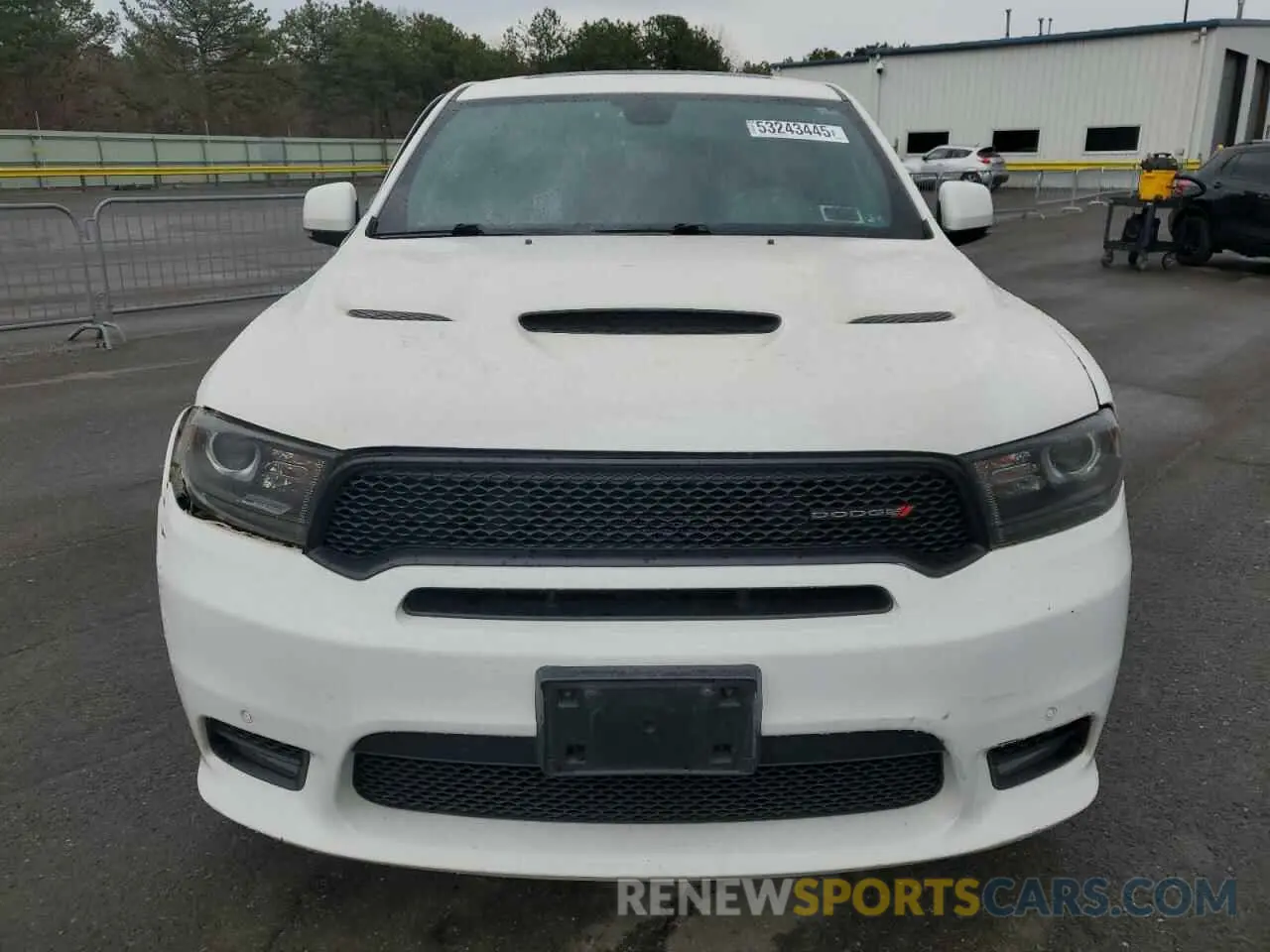 5 fotografías del automóvil dañado 1C4SDJCT8KC549164 DODGE DURANGO 2019