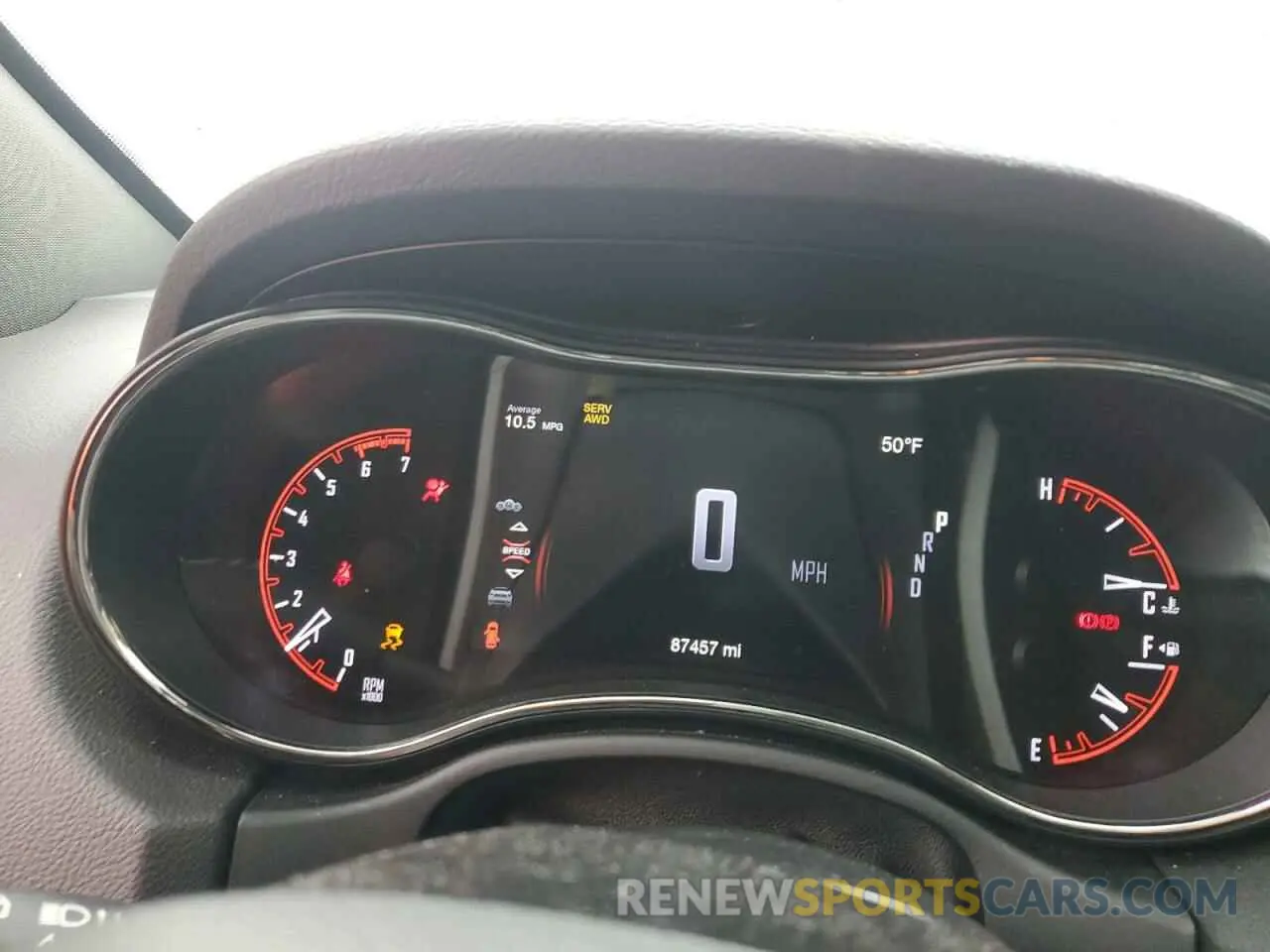 9 fotografías del automóvil dañado 1C4SDJCT8KC549164 DODGE DURANGO 2019