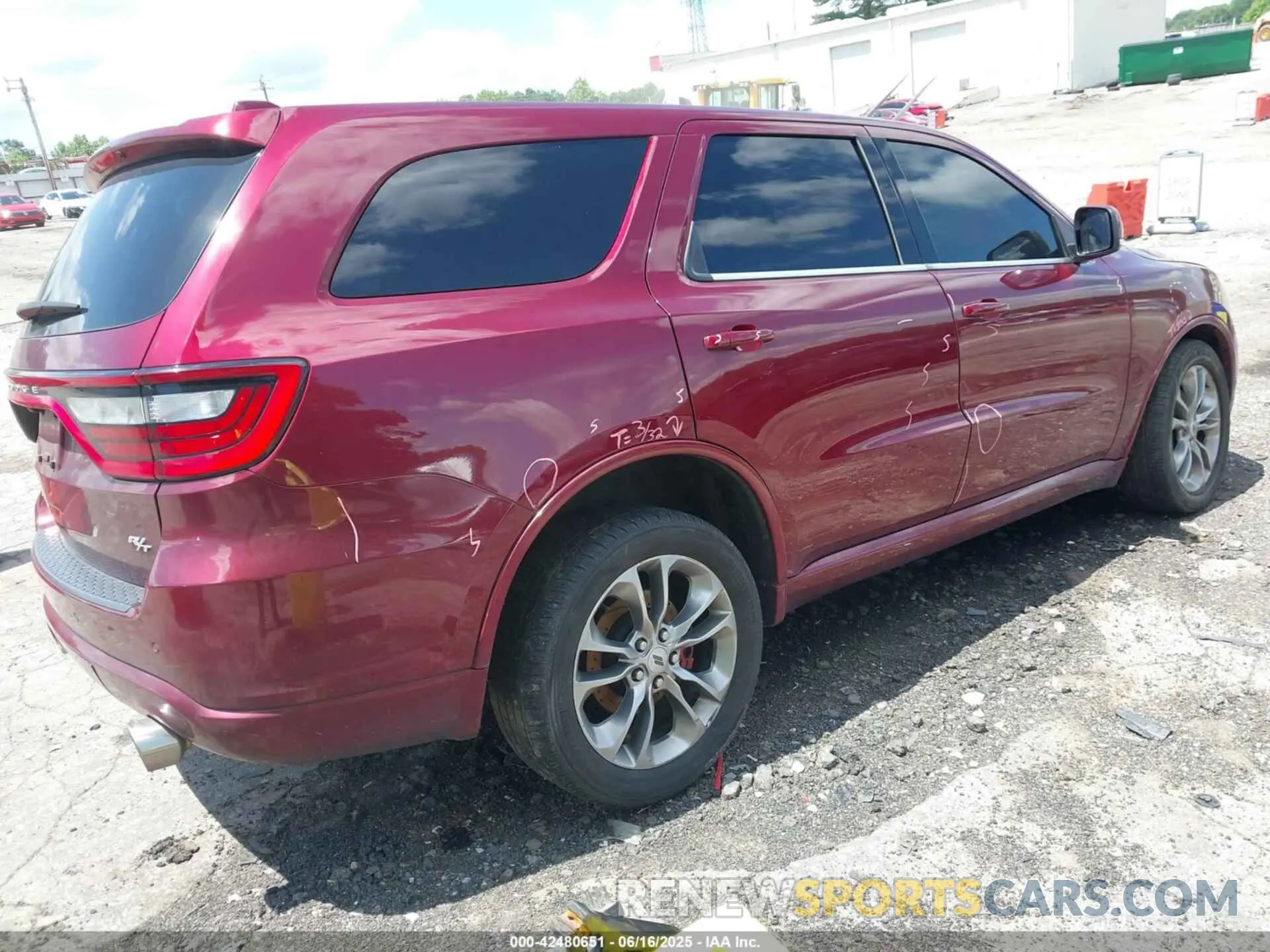 4 fotografías del automóvil dañado 1C4SDJCT9KC631548 DODGE DURANGO 2019