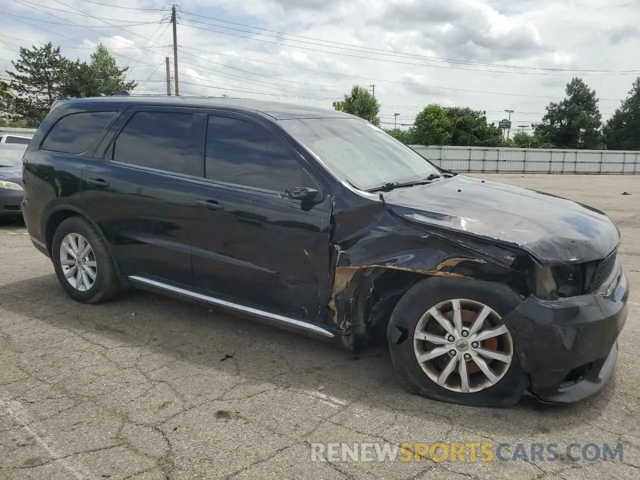 4 fotografías del automóvil dañado 1C4SDJFT8KC631844 DODGE DURANGO 2019