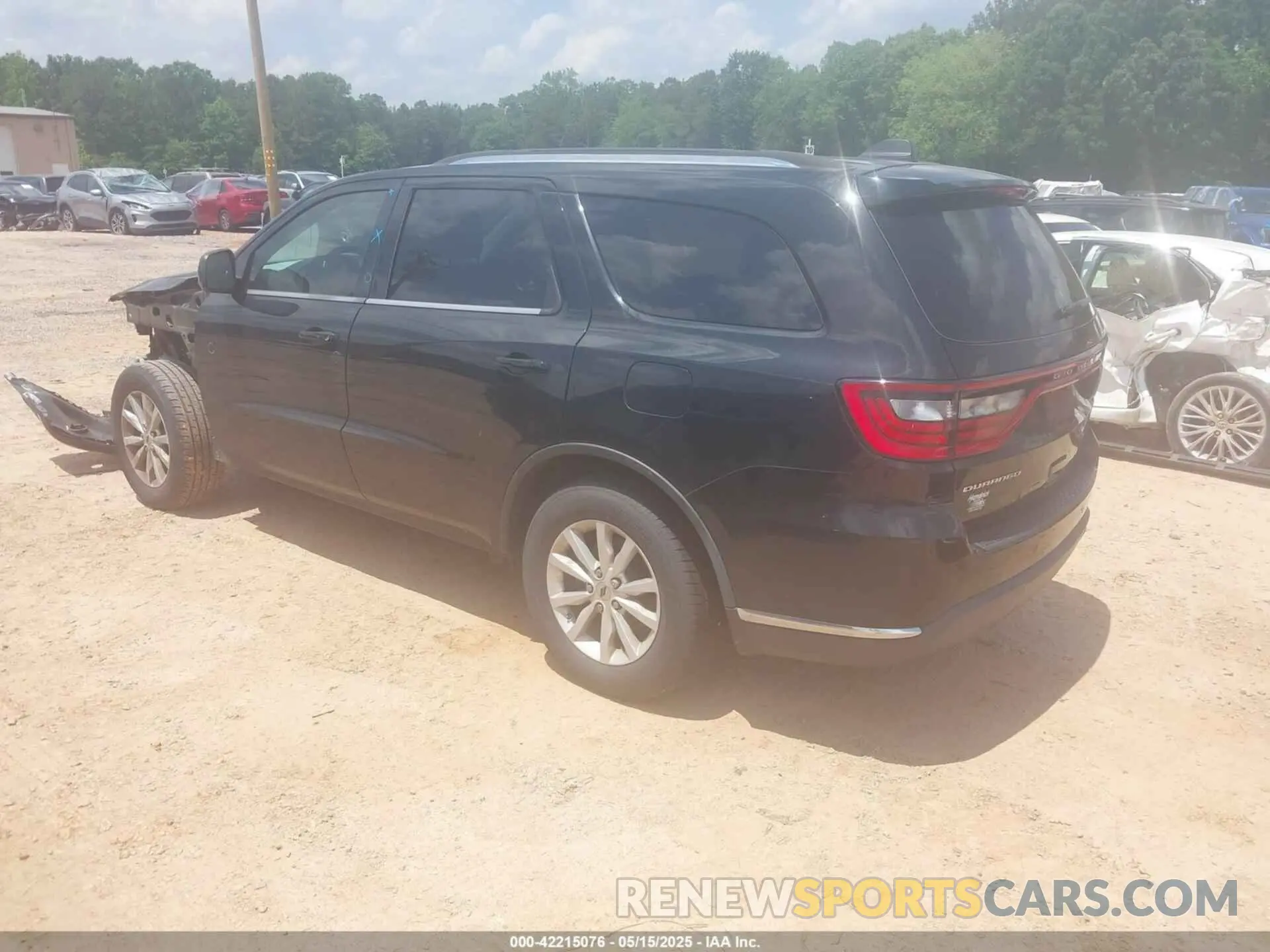 3 fotografías del automóvil dañado 1C4RDHAG4LC107349 DODGE DURANGO 2020