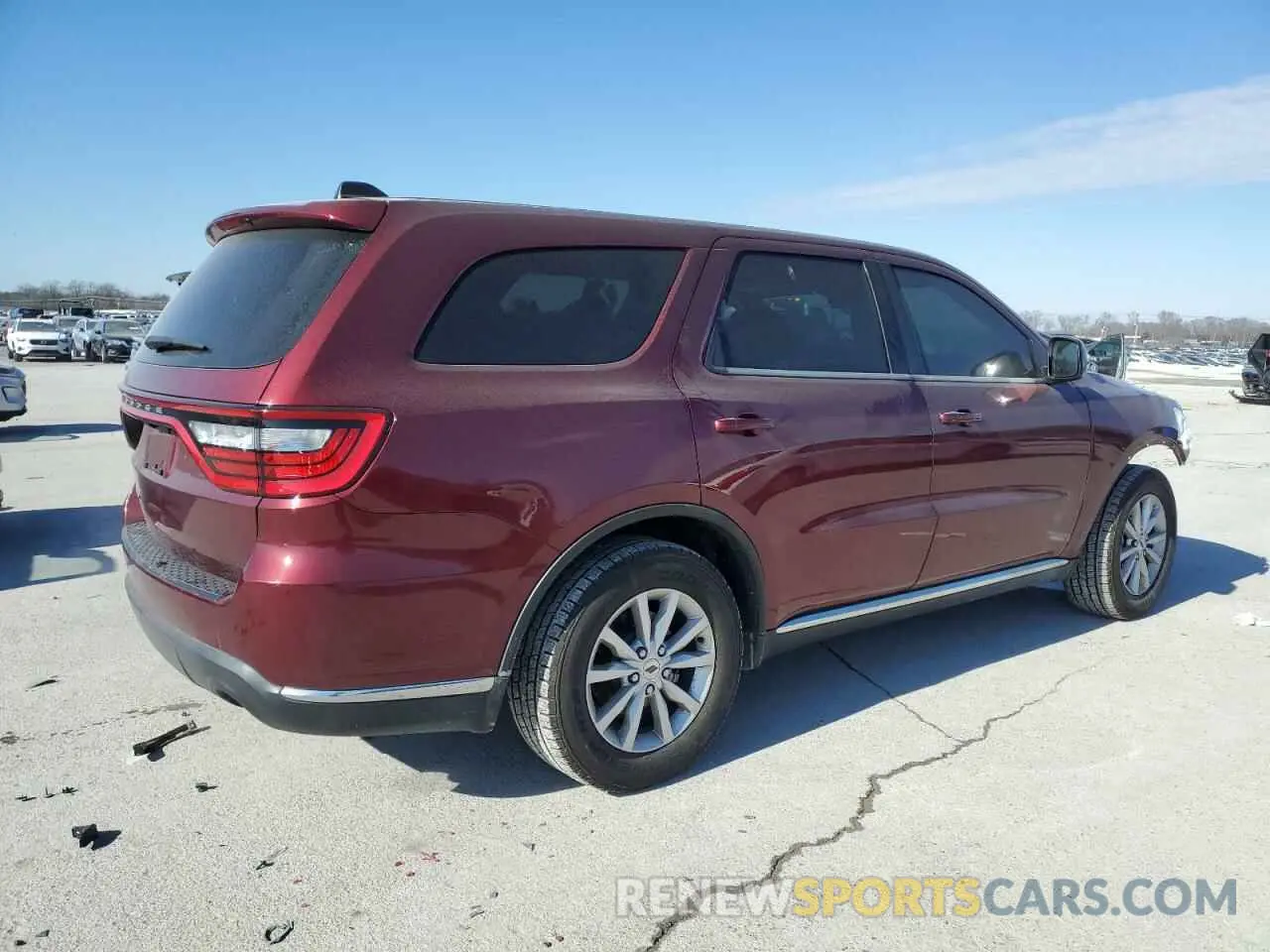 3 fotografías del automóvil dañado 1C4RDHAG5LC393745 DODGE DURANGO 2020