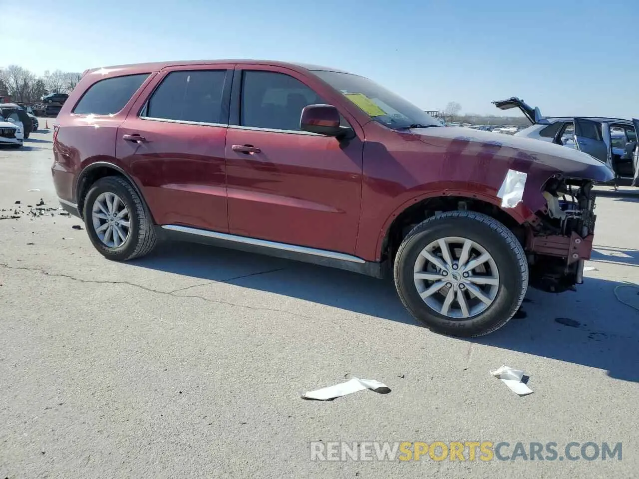 4 fotografías del automóvil dañado 1C4RDHAG5LC393745 DODGE DURANGO 2020